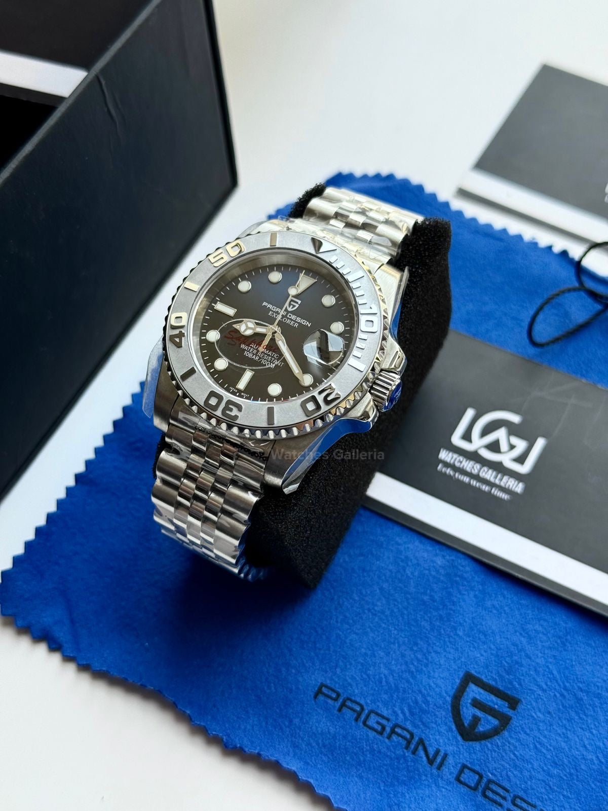 Pagani Design PD1651 YachtMaster Deep Sea 40mm Automatic – Seiko NH35A Japan Movement | Sapphire Crystal | 100M WR | Jubilee/Oyster Bracelet