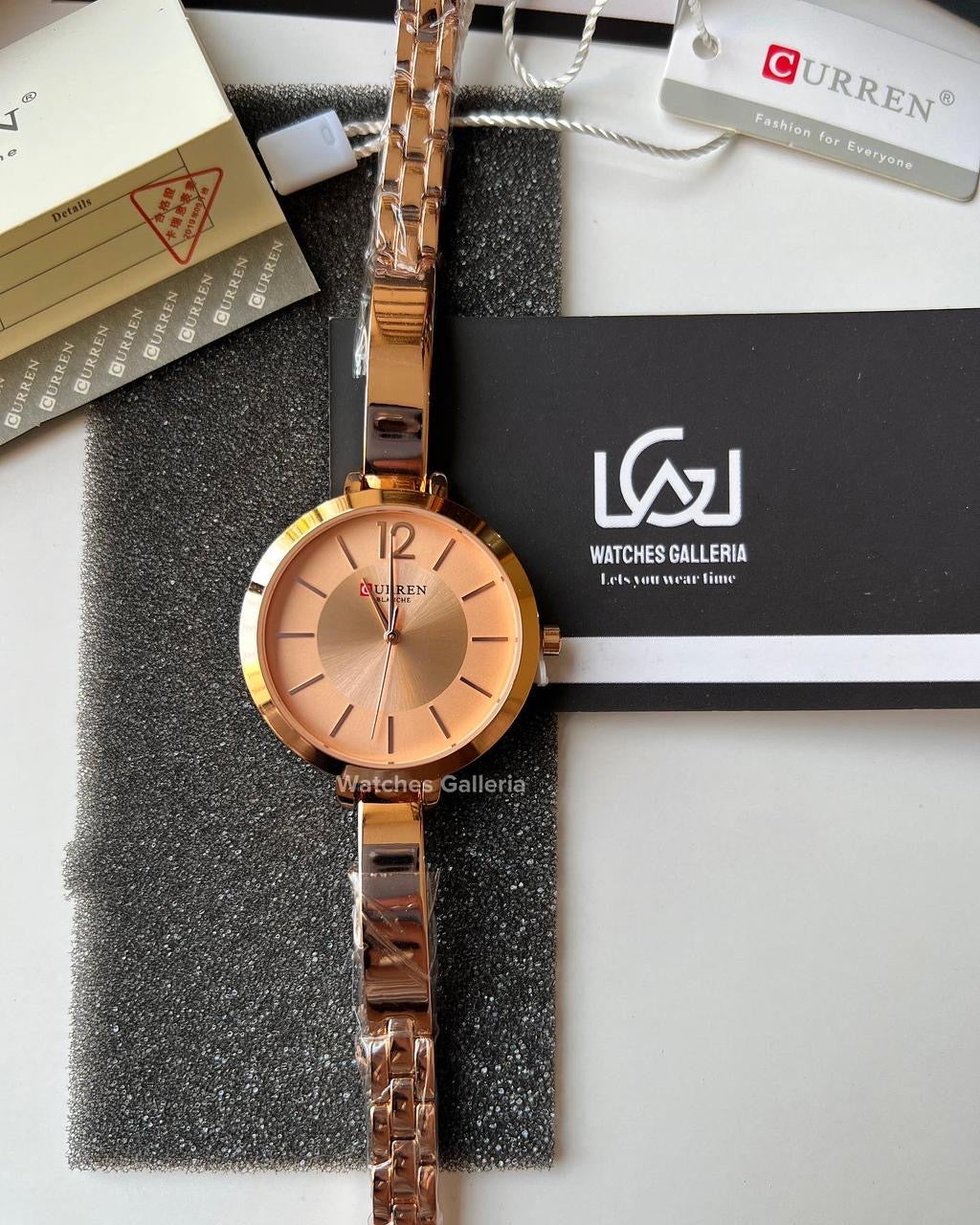Curren Ladies Quartz Watch (Gold) C9012