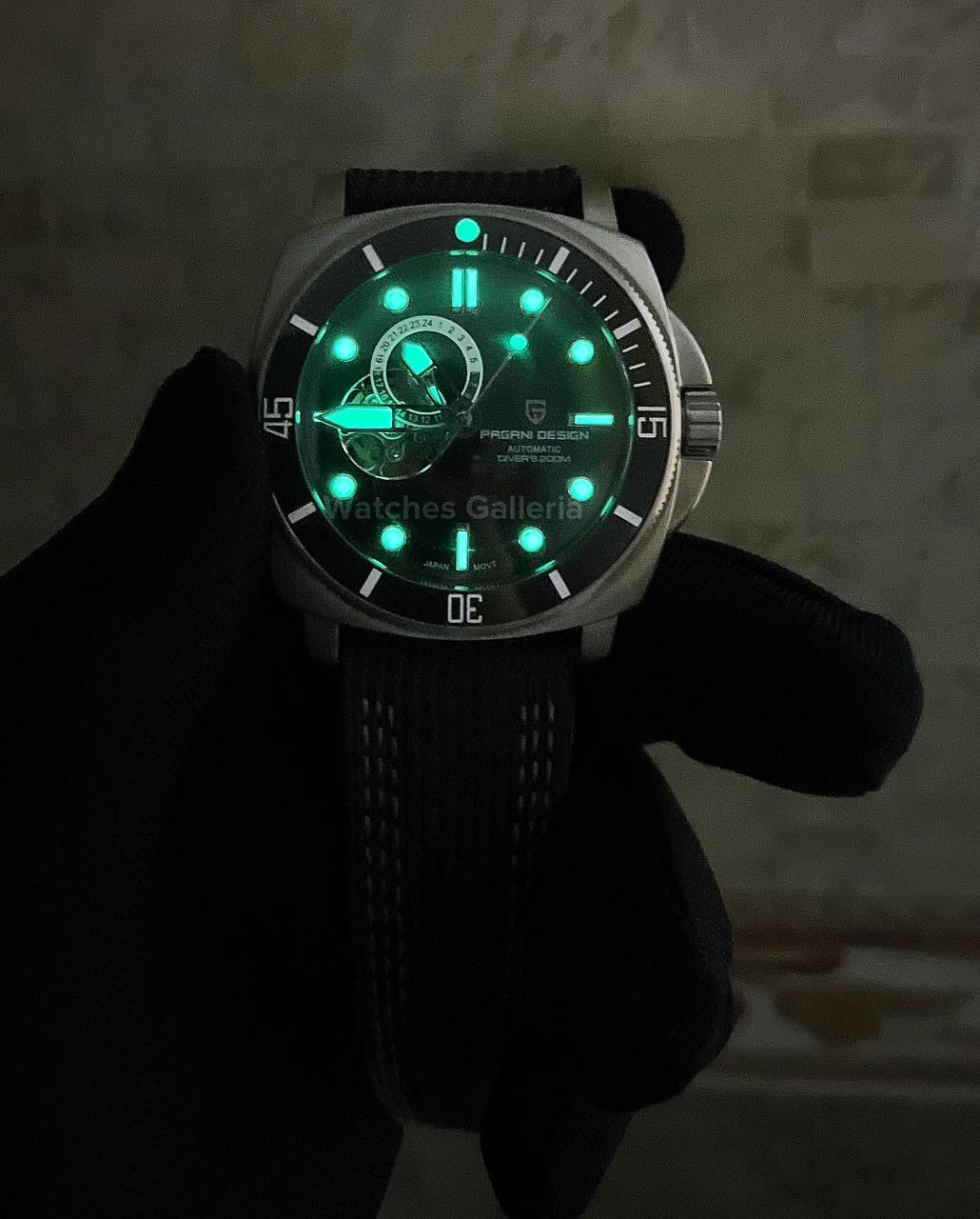 Pagani Design Submersible Green Dial PD1736