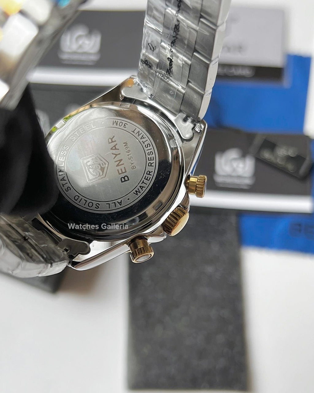 Benyar Daytona Chronograph Quartz (Two Tone) BY5169