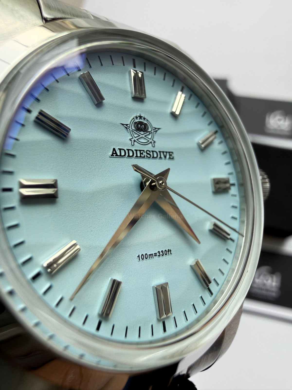Addiesdive AD2030 Desert Jubilee White Unisex Watch – 36mm Classic Desert Dial, Japan VH31 Quartz Movement, Blue Anti-Glare Mineral Glass & Genuine Jubilee Strap