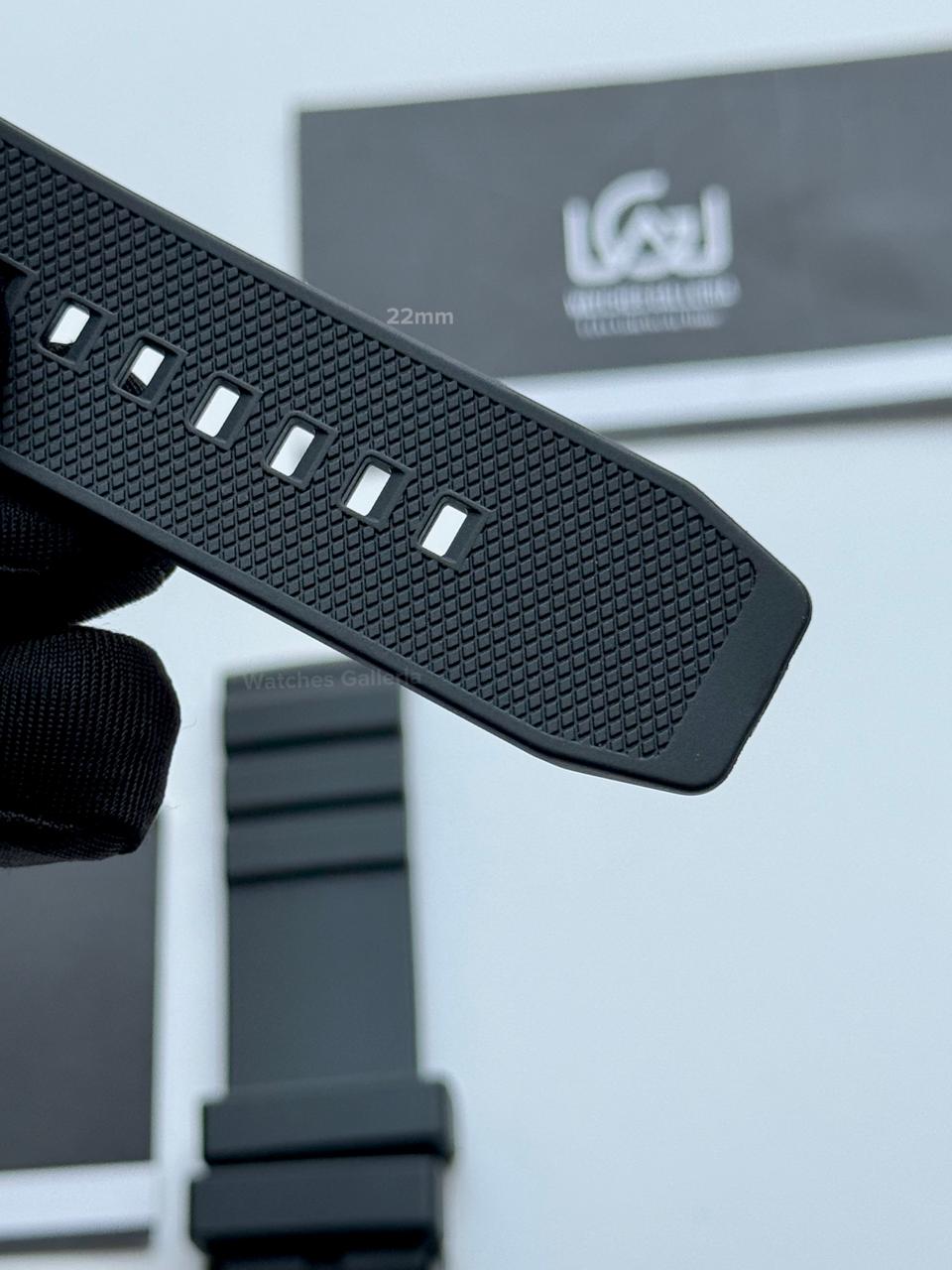 Premium Silicone Rubber Strap 22mm – Quick Release Pin Buckle | Black Buckle | Universal Fit for 22mm Watches