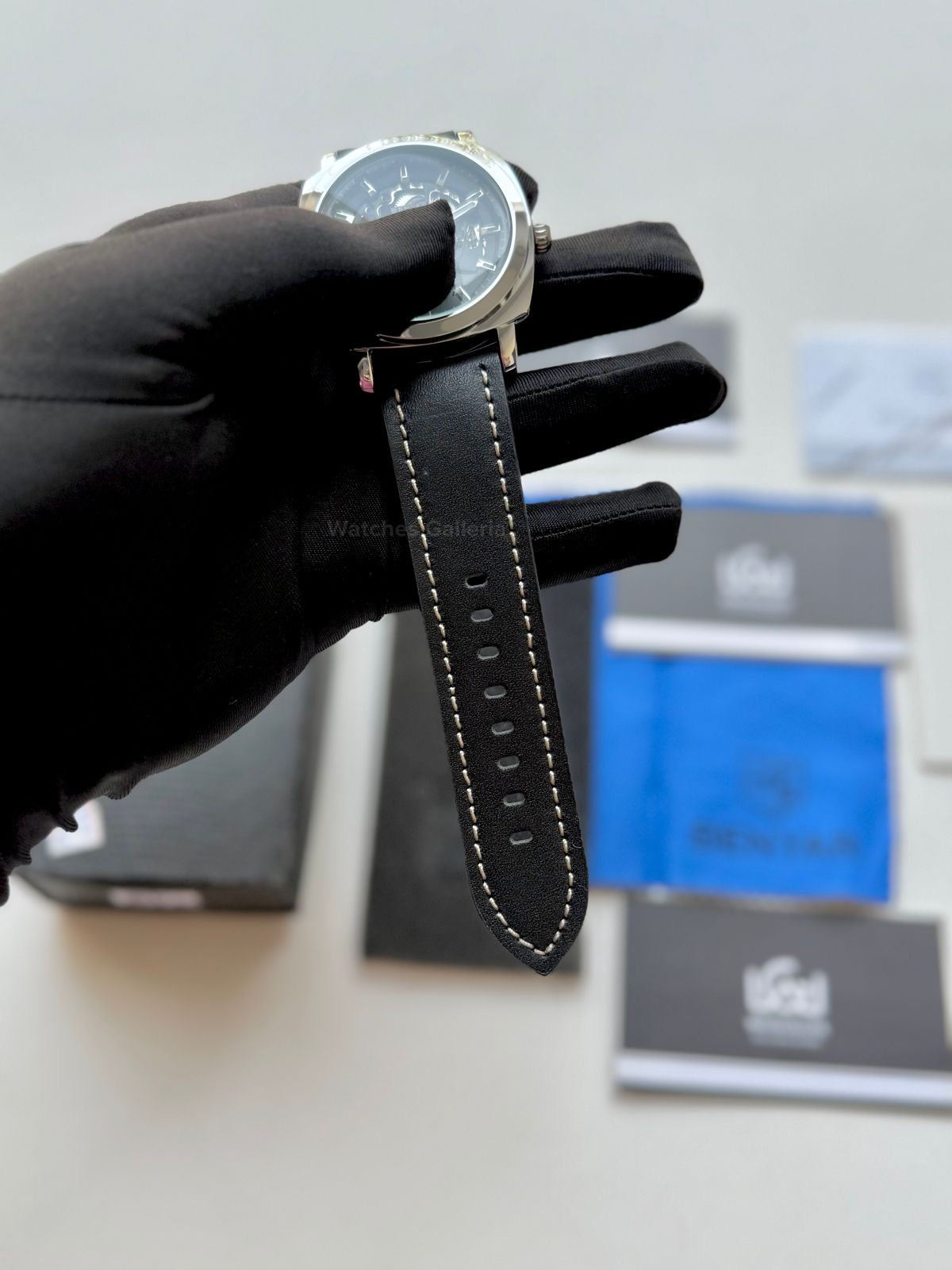 Benyar BY5121 Skeleton Automatic Watch (Silver Black) Benyar in Pakistan