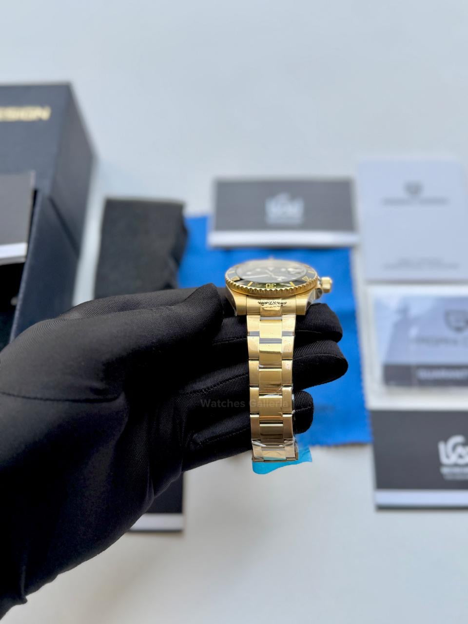 Pagani Design PD1661 Submariner (Gold Black) Pagani Design in Pakistan