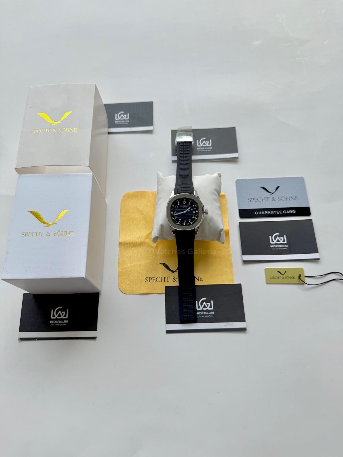 Specht & Sohne SP0008A1 Aquanaut Blue Automatic Watch for Men Sapphire Crystal Original Specht & Sohne Watch Pakistan