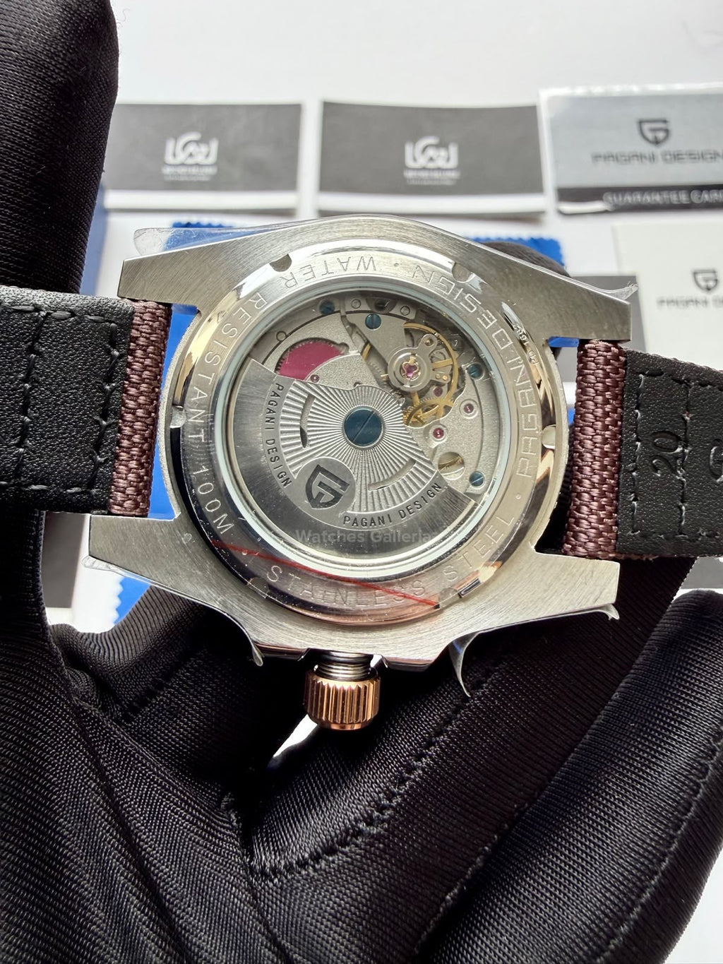 Pagani Design PD1662 GMT Master II Rootbeer Automatic GMT Watch – Limited Edition, Two-Tone Jubilee Stainless Steel Bracelet, Ceramic Rotating Bezel, Sapphire Crystal & Dual Time Zone