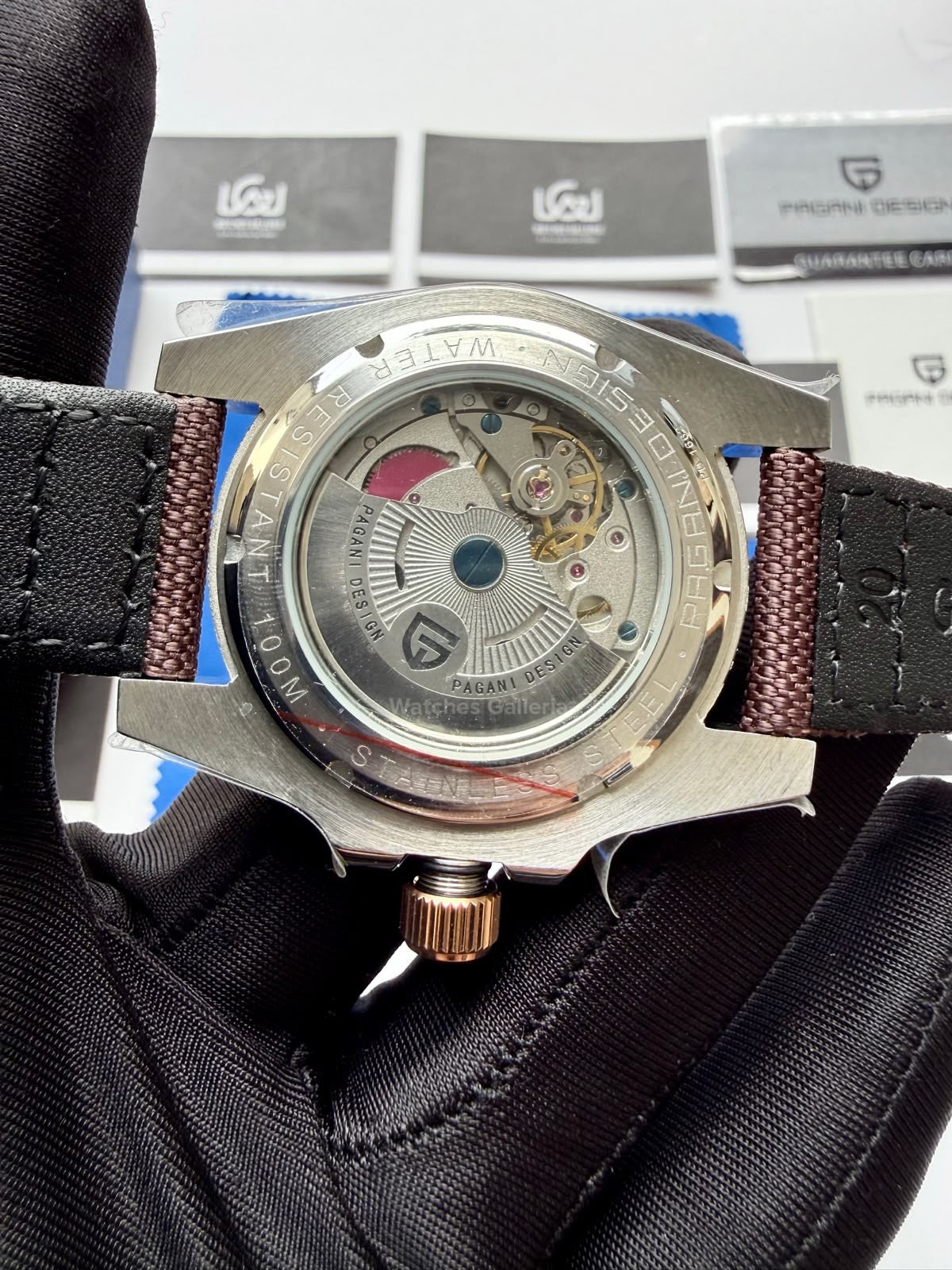 Pagani Design PD1662 GMT Master II Rootbeer Automatic GMT Watch – Limited Edition, Two-Tone Jubilee Stainless Steel Bracelet, Ceramic Rotating Bezel, Sapphire Crystal & Dual Time Zone