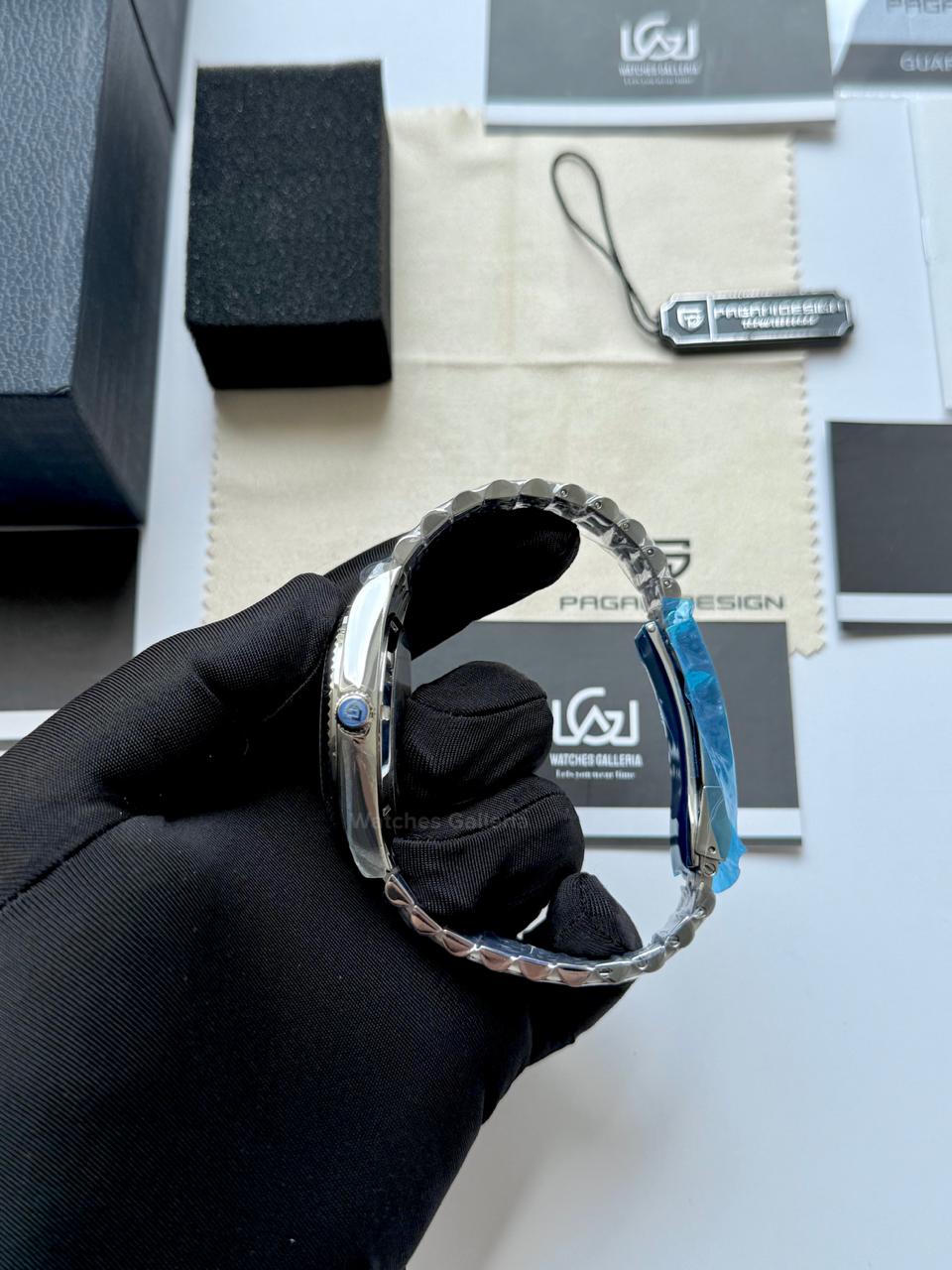 Pagani Design PD1783 Date Day Ice Blue Jubilee Edition Automatic Watch | Seiko NH36A | Sapphire Crystal | 100M Waterproof | Pakistan