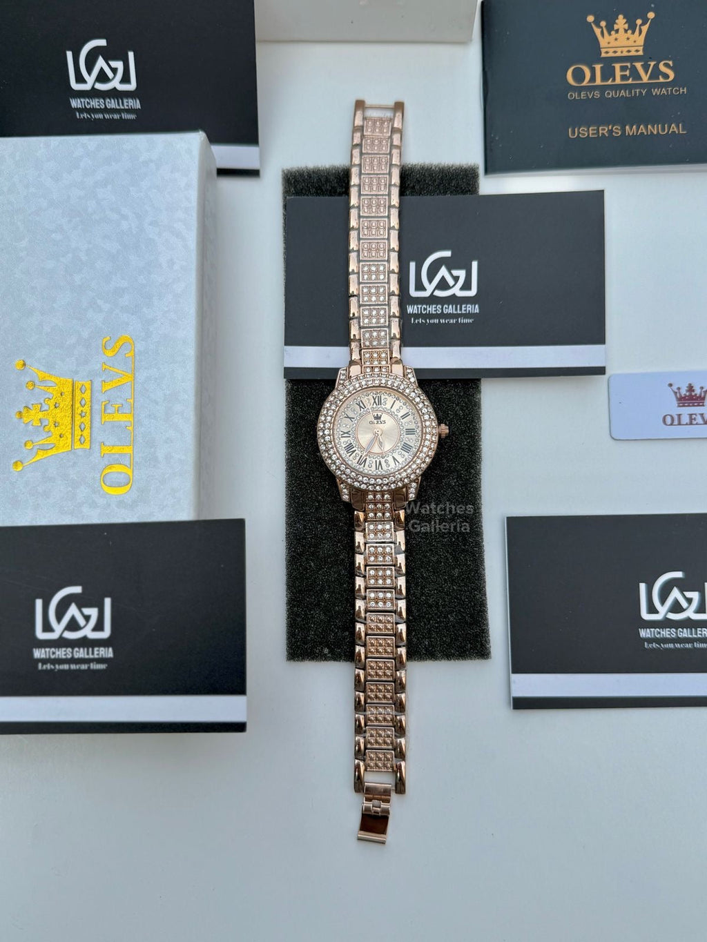 Olevs Stones Women Watch Quartz Olevs9943 Watches Galleria