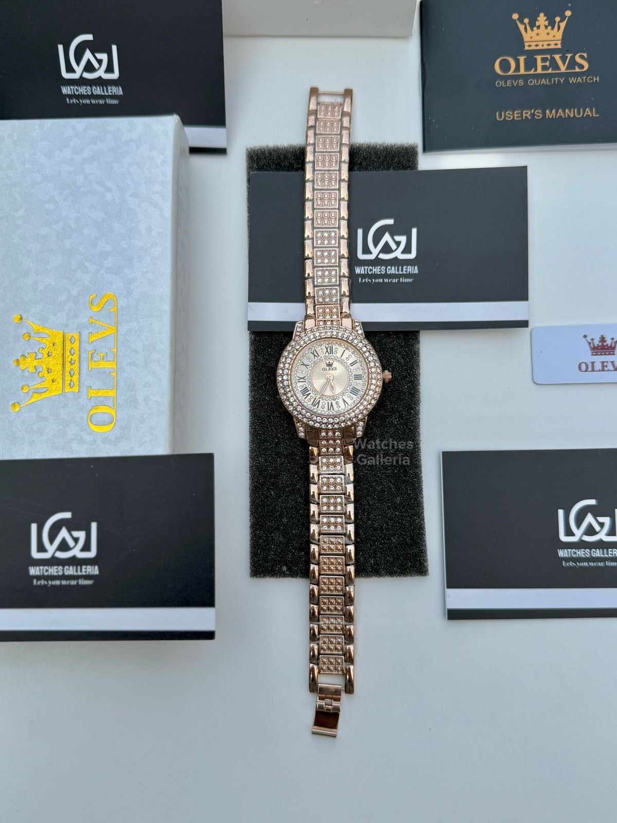 Olevs Stones Women Watch Quartz Olevs9943 Watches Galleria