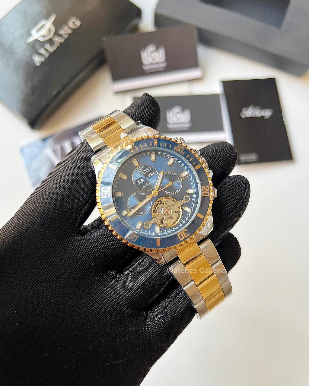 Ailang Flywheel Automatic (Blue/Gold) AL8202