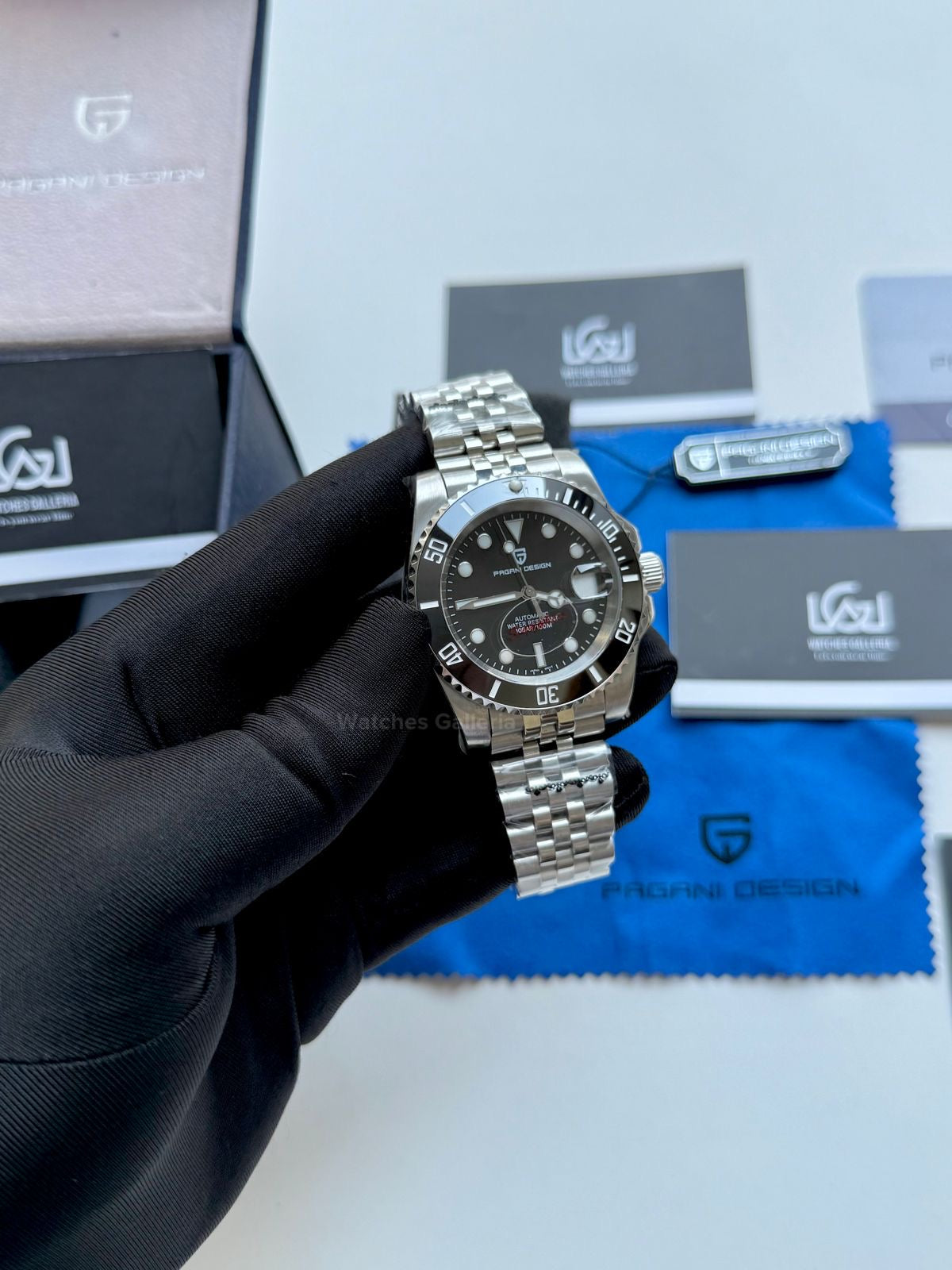 Pagani Design Submariner Date Automatic PD1661 (Black) Pagani Design in Pakistan