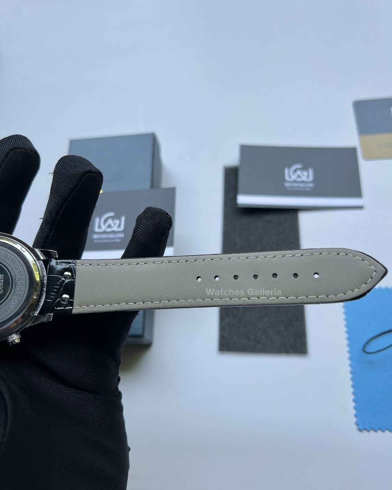 Lige Classic Moonphase (Black) LG8953 Watches Galleria