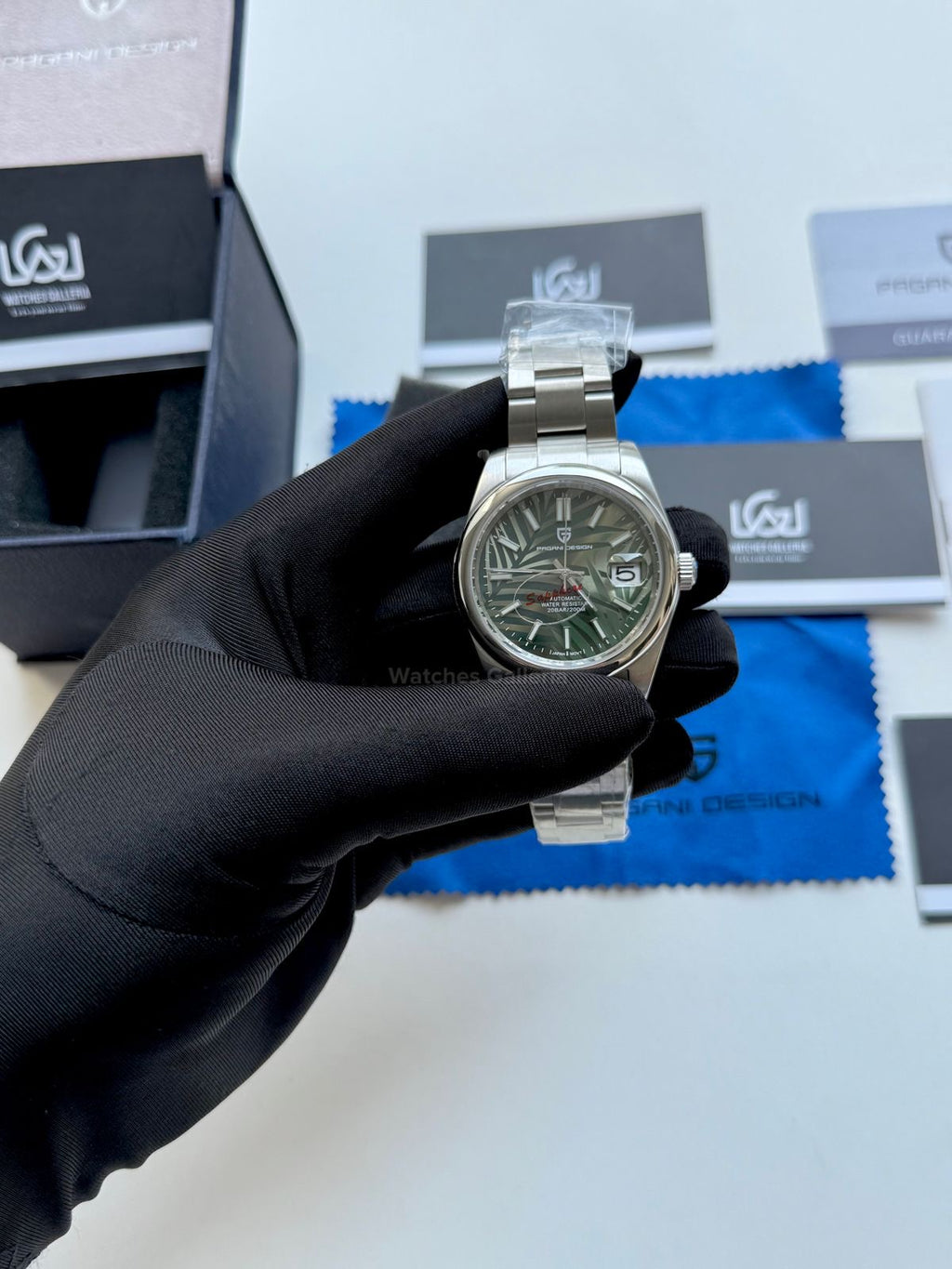 Pagani Design Oyster Perpetual Automatic PD1715 Palm Dial (Green) Pagani Design in Pakistan