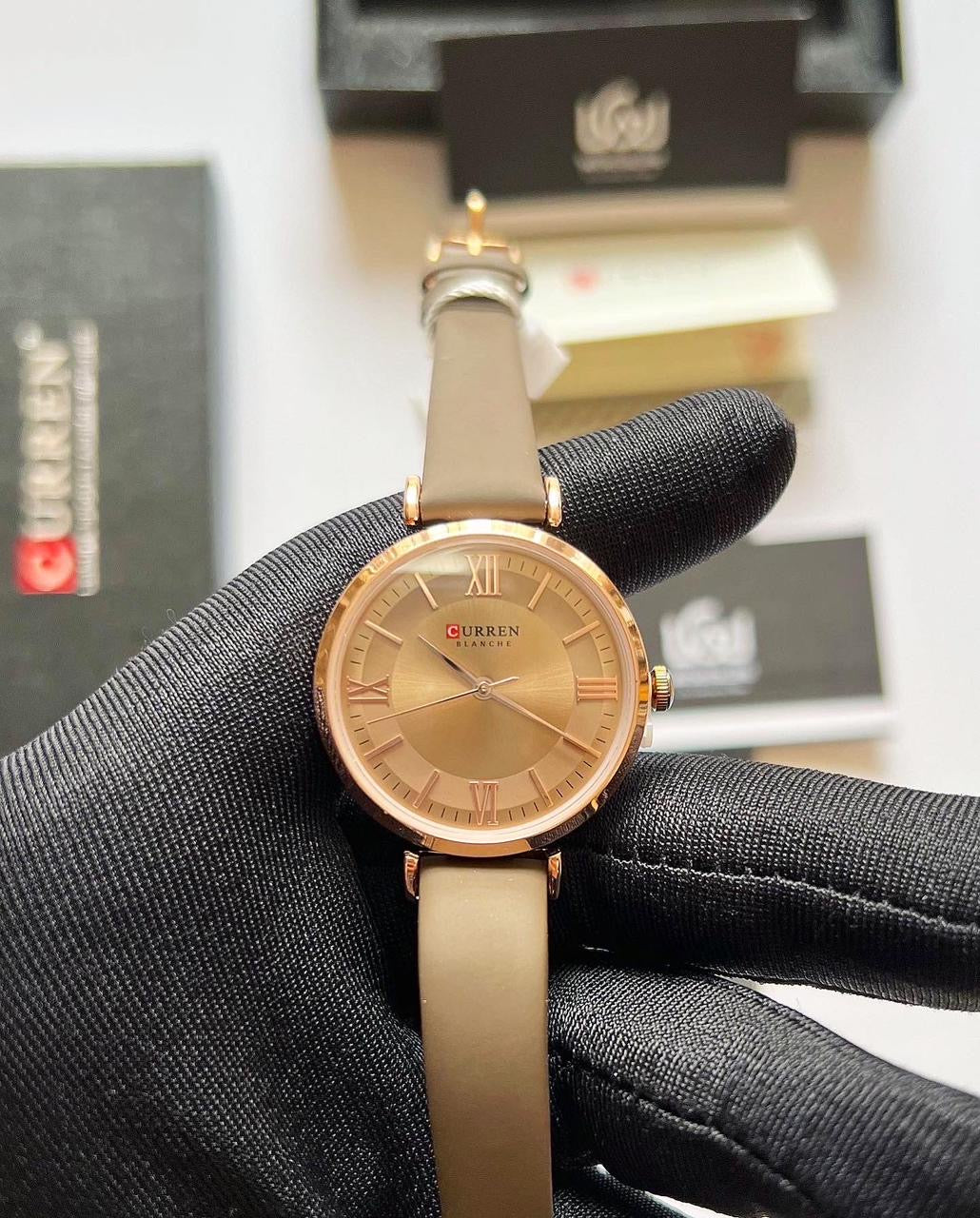 Curren Ladies Watch (Light Brown) C9079
