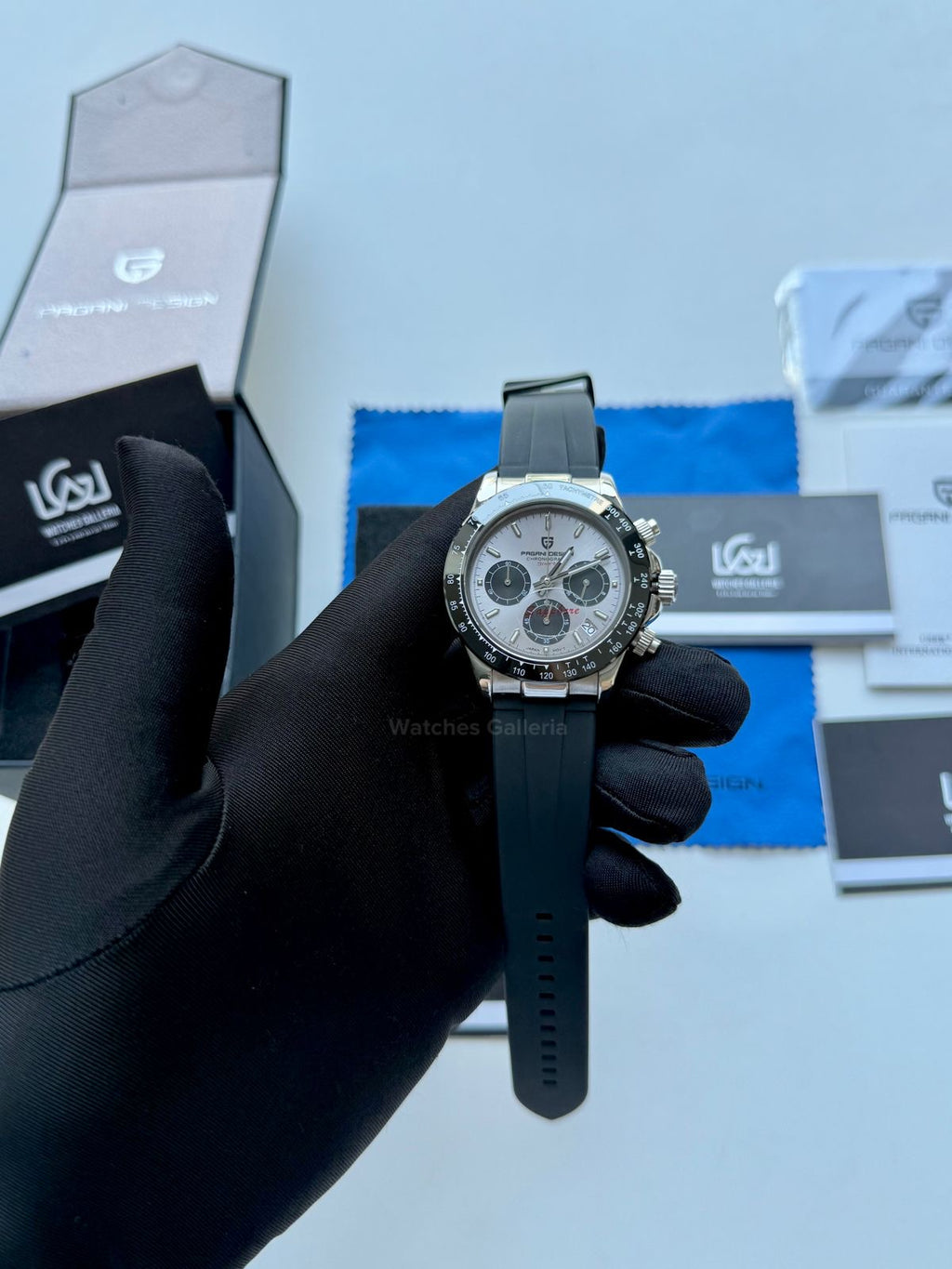 Pagani Design Daytona Quartz (Silver) PD1664