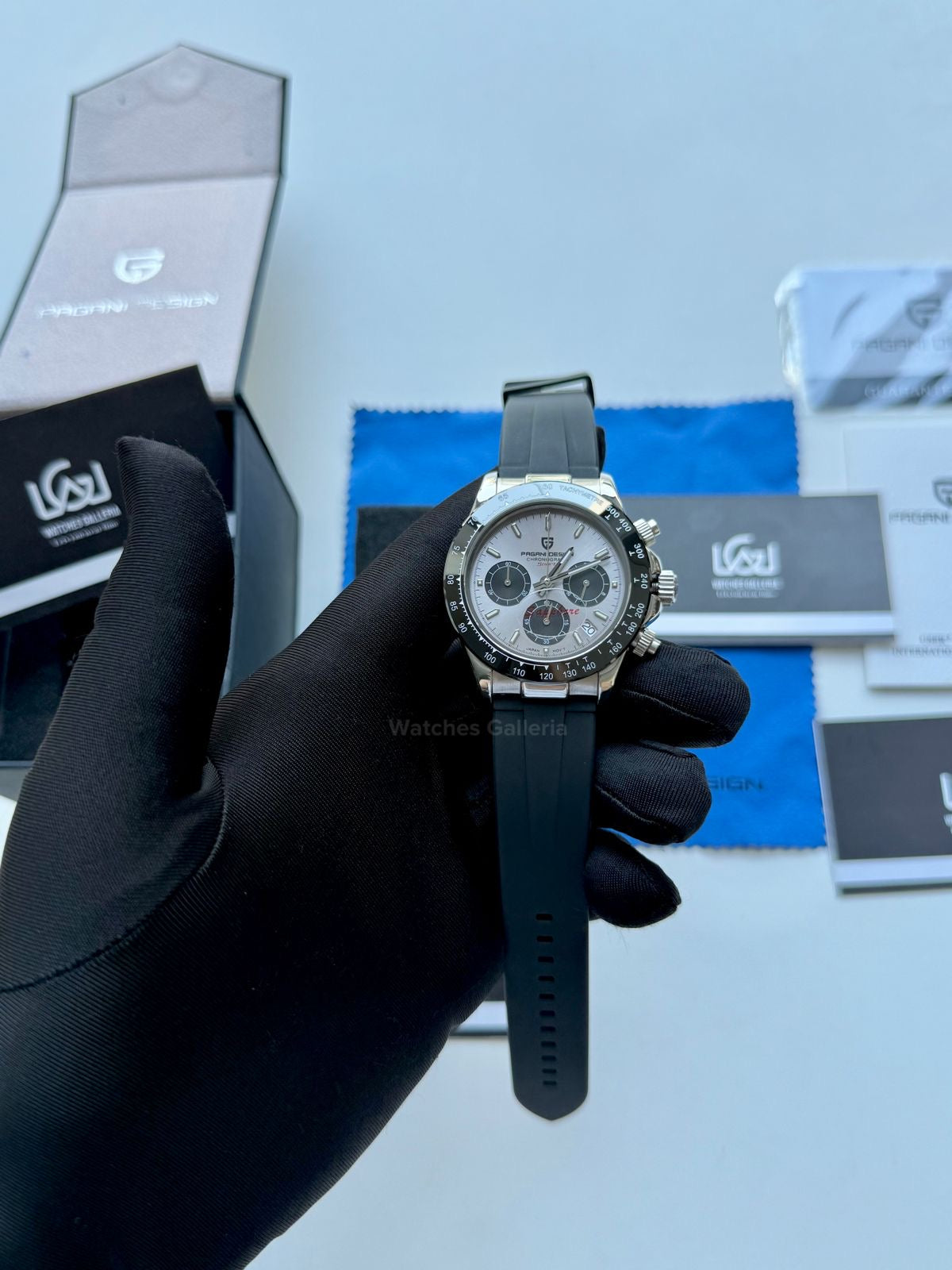 Pagani Design Daytona Quartz (Silver) PD1664