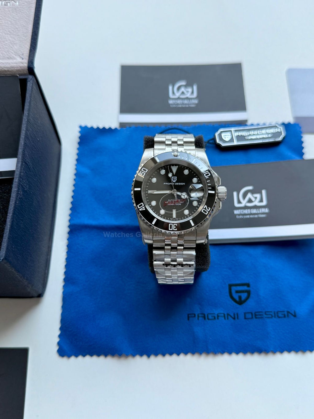 Pagani Design Submariner Date Automatic PD1661 (Black) Pagani Design in Pakistan