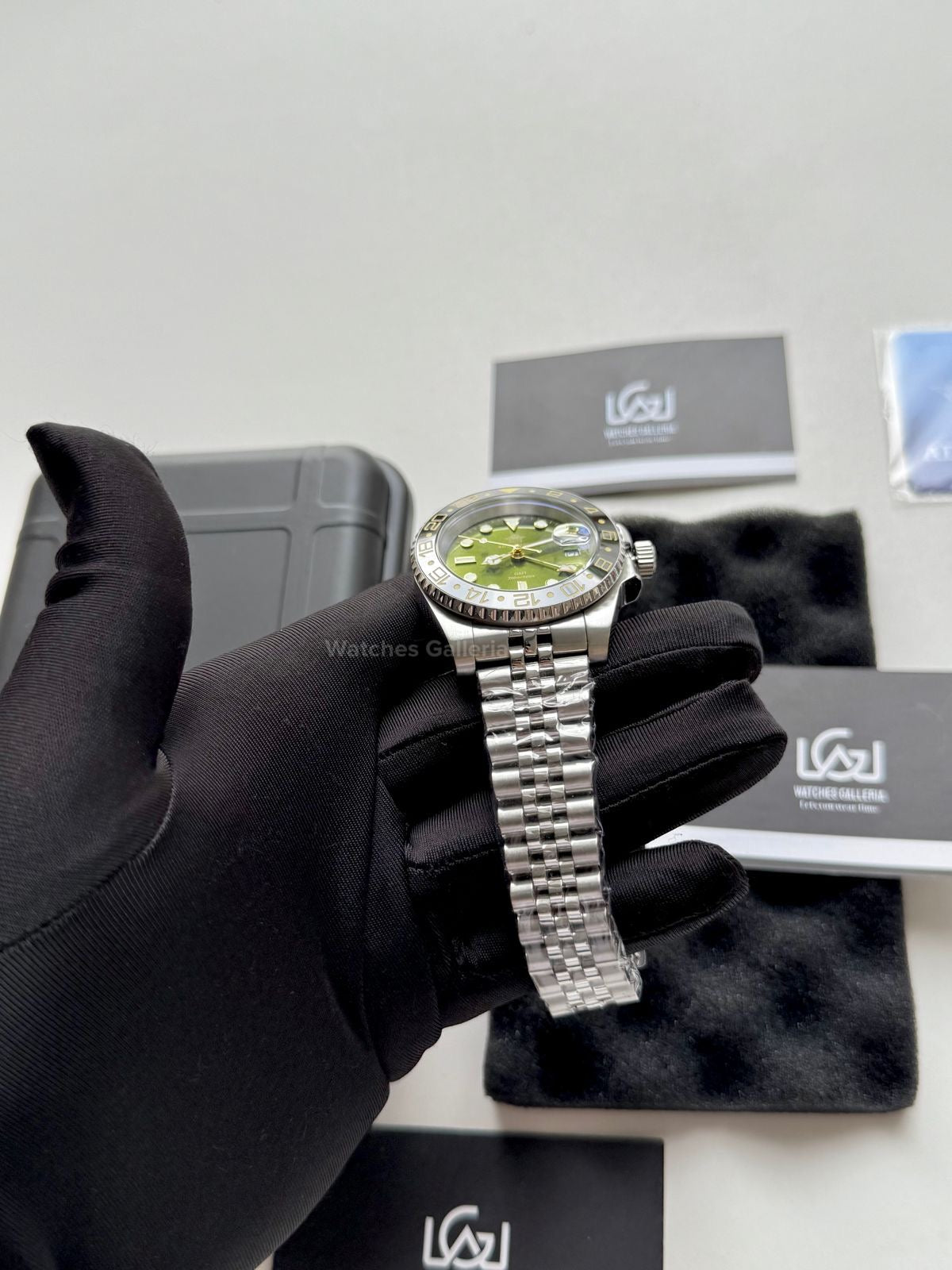 Addiesdive GMT Master Quartz (Green) AD2050 Watches Galleria © Copyrights All Right Reserved