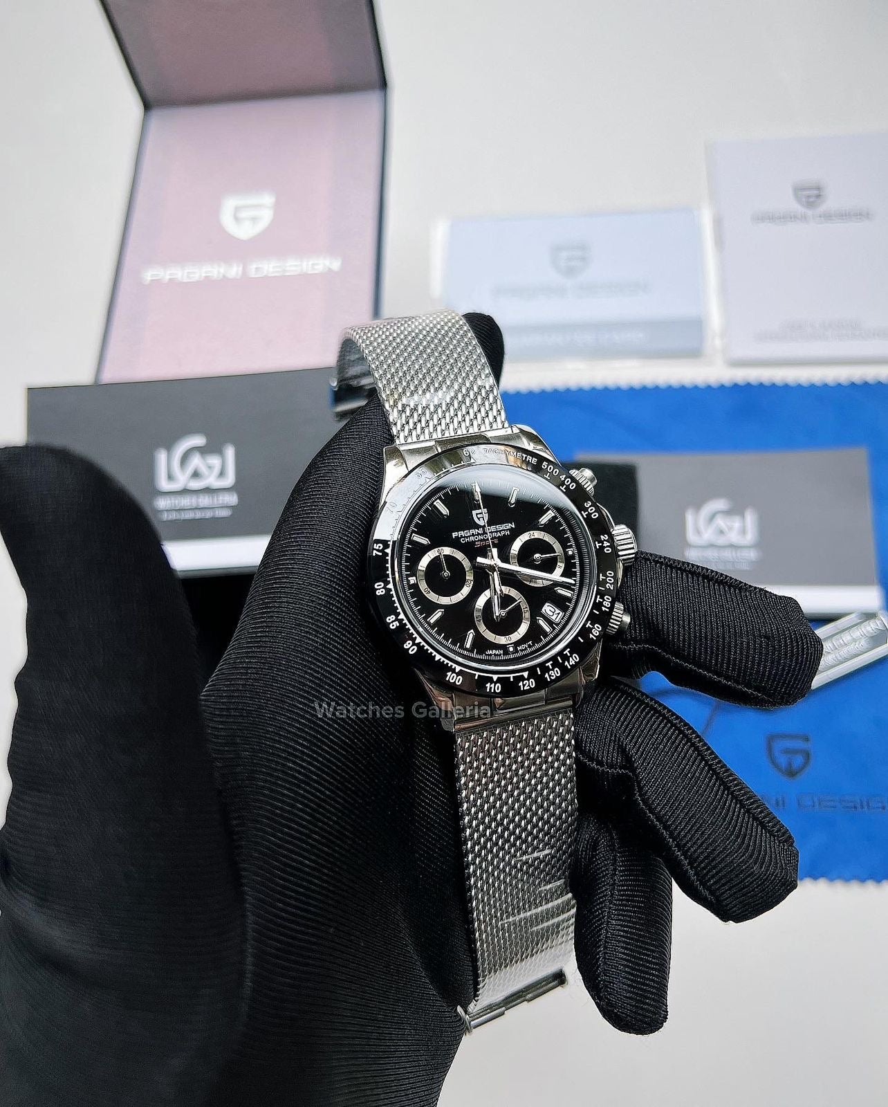 Pagani Design Daytona Quartz (Exclusive Mesh Strap) PD1664