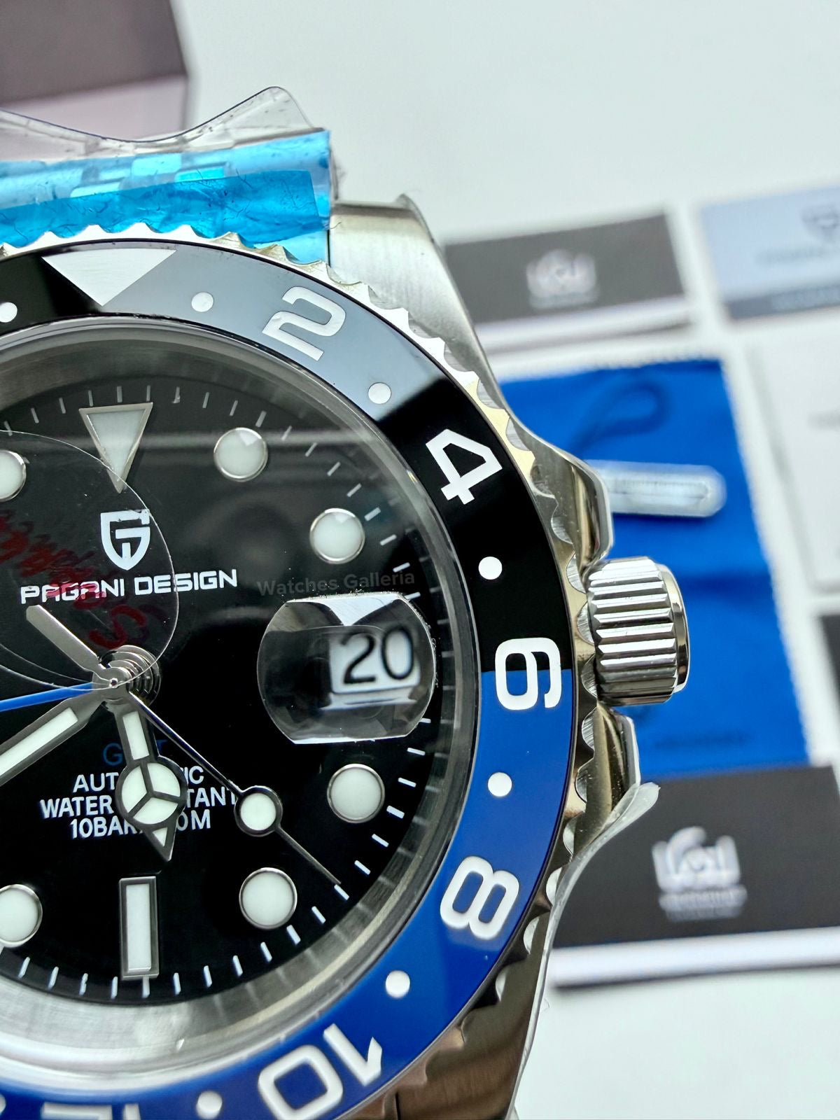 Pagani Design GMT Master II Automatic (Batgirl) Pearl DG5833 PD1662