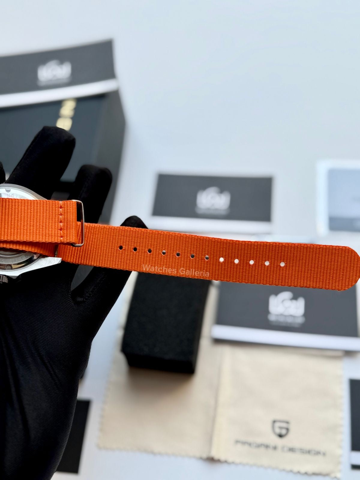 Pagani Design PD1682 Explorer II Black 42mm GMT Automatic – Sapphire Glass | NATO Strap | 100M WR