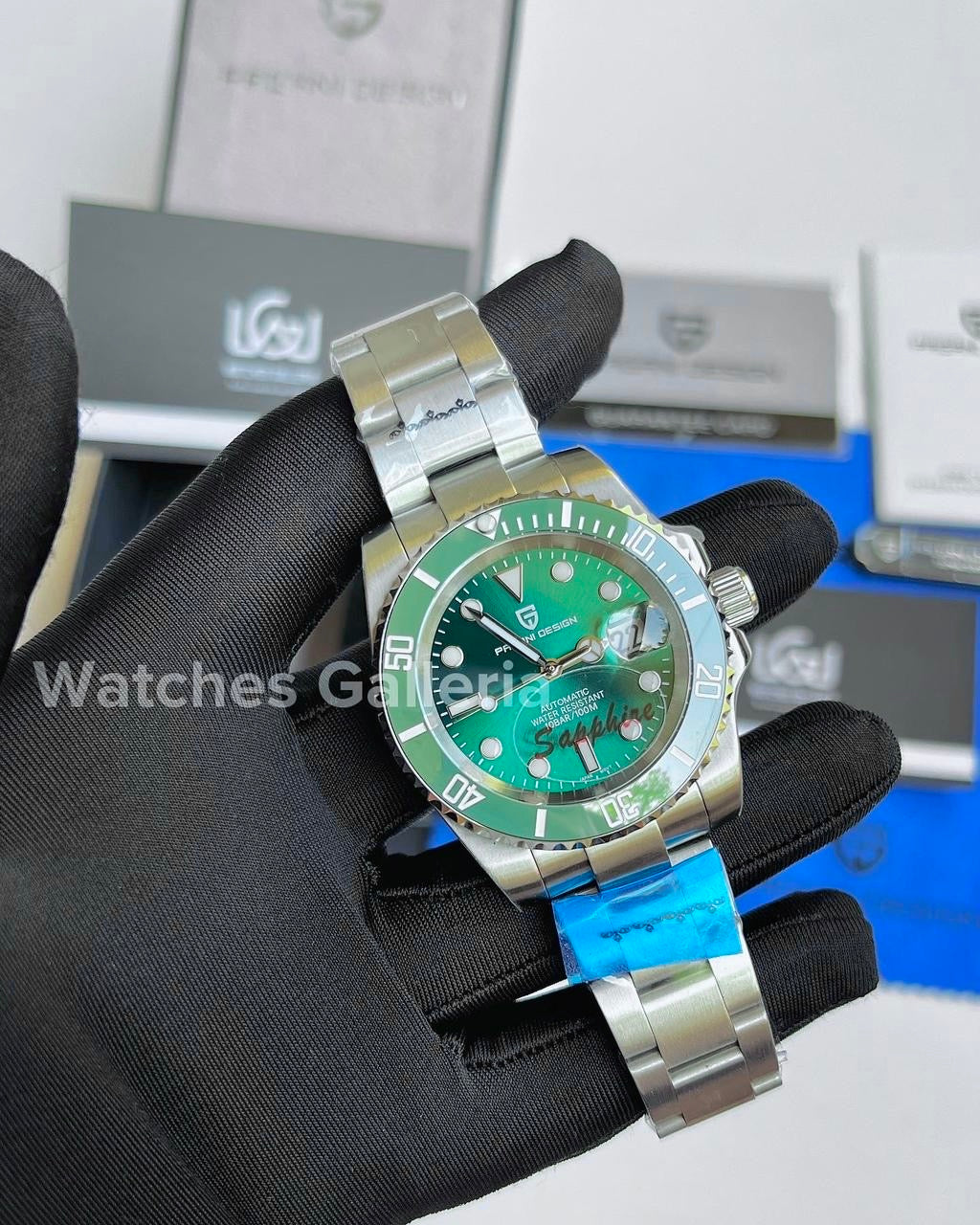Pagani Design Submariner Hulk Automatic (Silver Green) PD1661