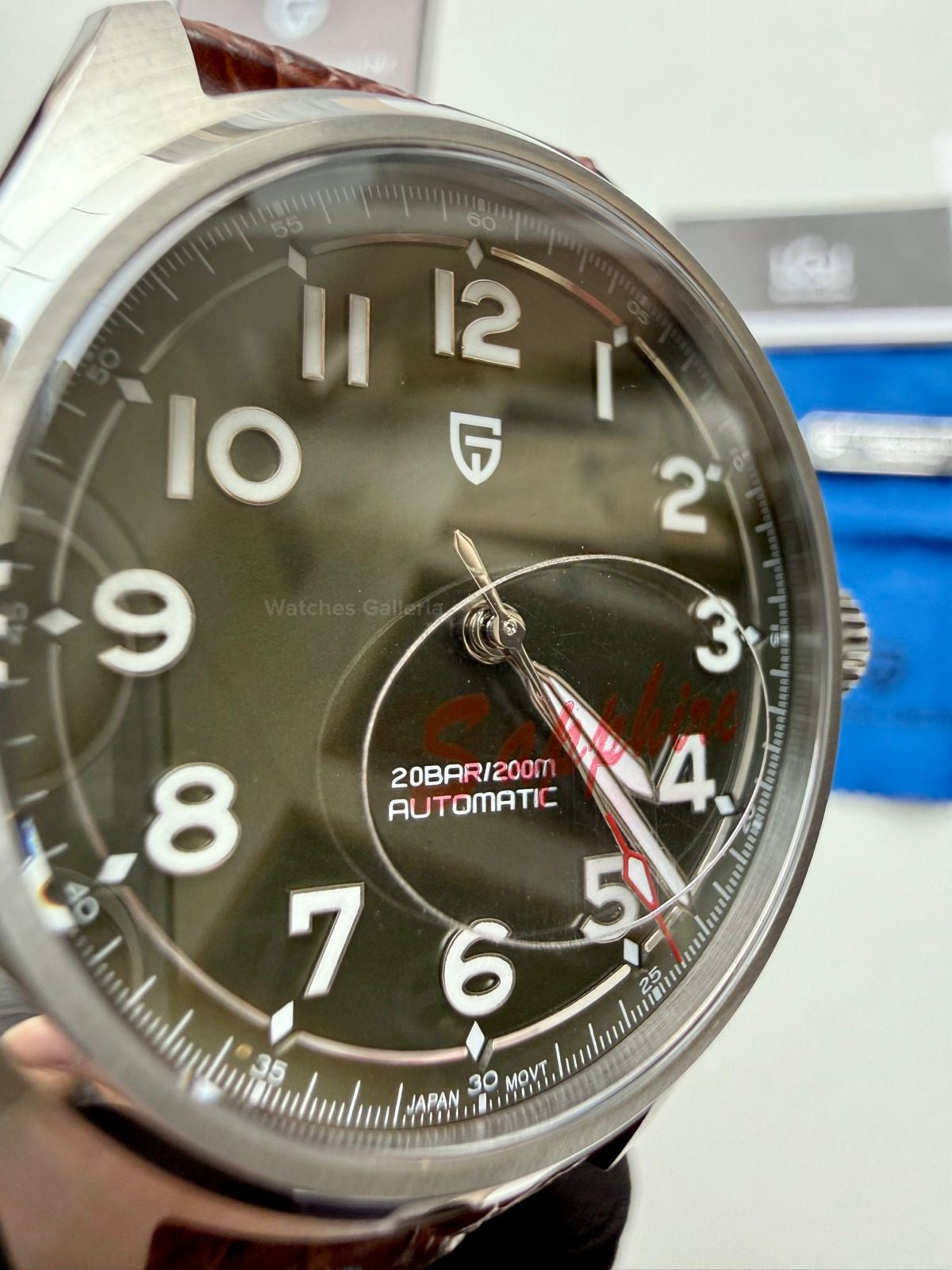 Pagani Design PD1717 Spirit Pilot Automatic (Green Leather Exclusive) Pagani Design in Pakistan