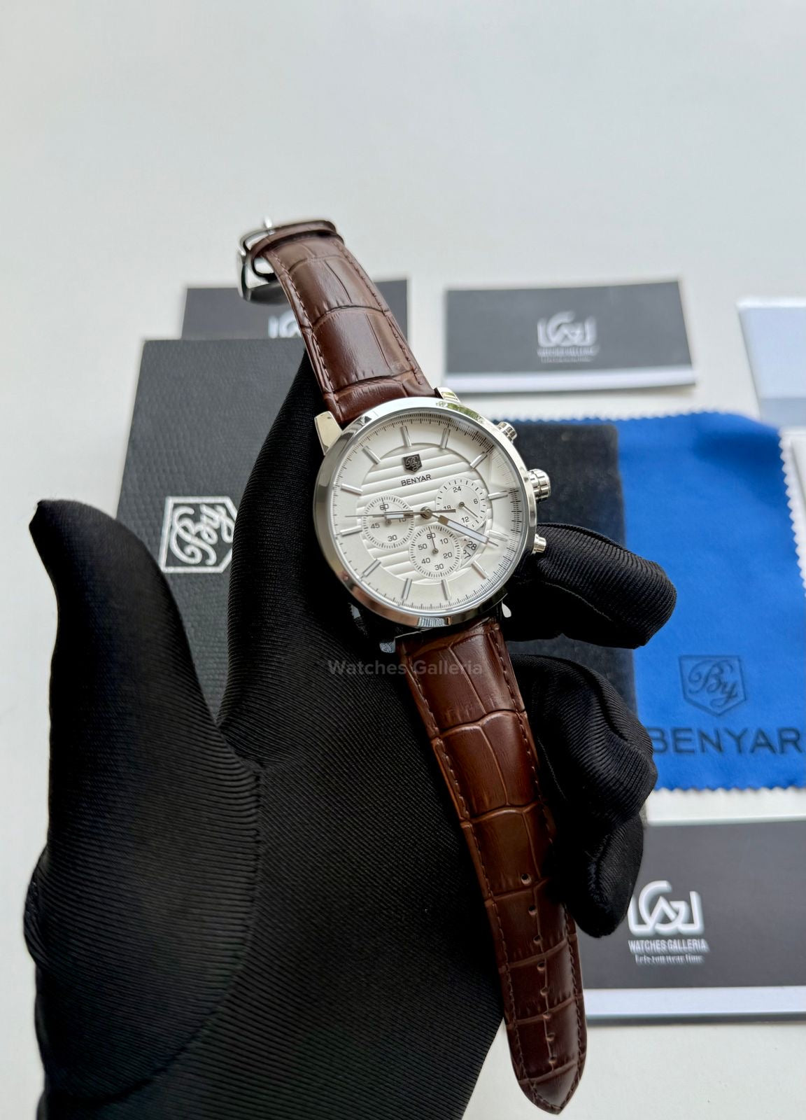 Benyar Classic Calendar Quartz (Brown) BY5104 Watches Galleria