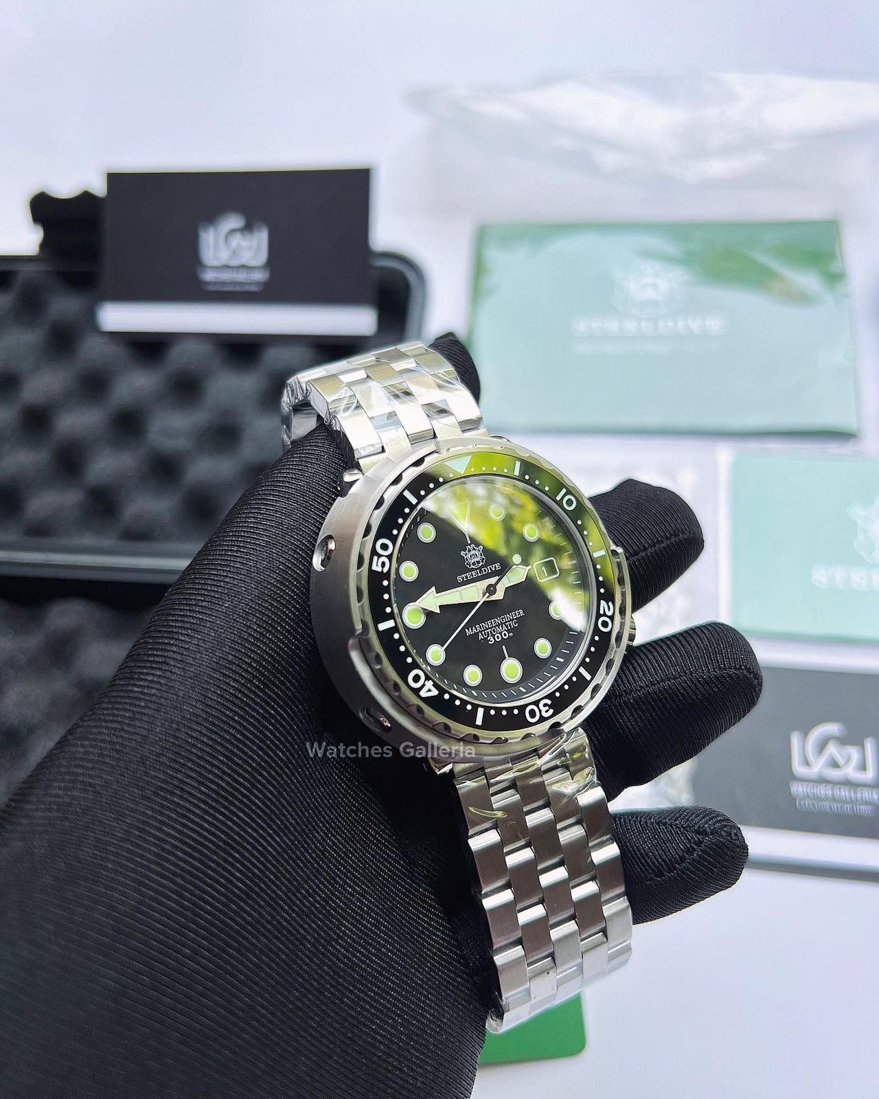 Steeldive Tuna MarineEngineer Automatic (Black) SD1975