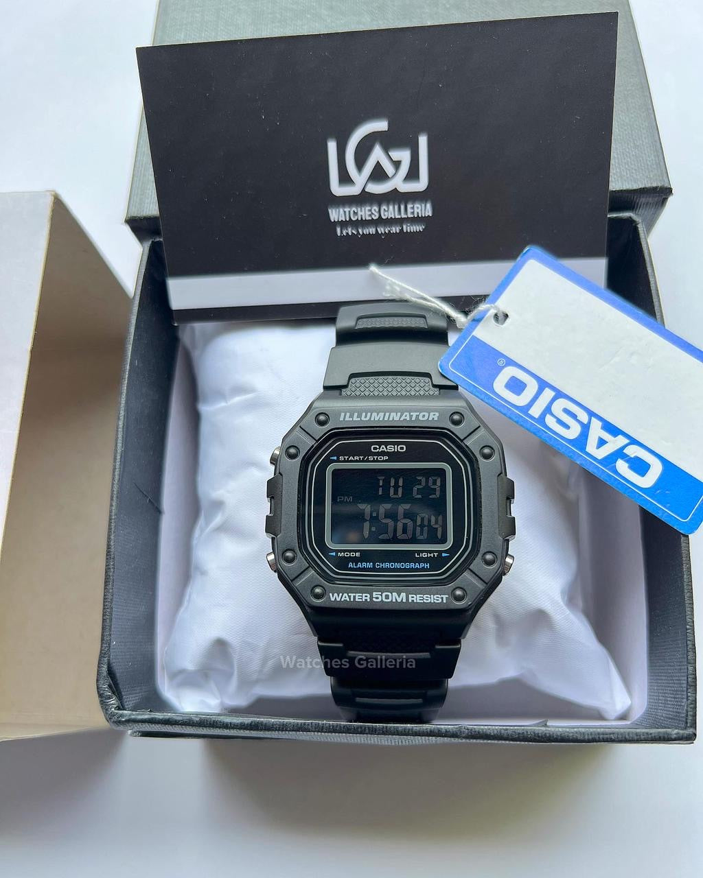 Casio Digital Watch (Black) W218H