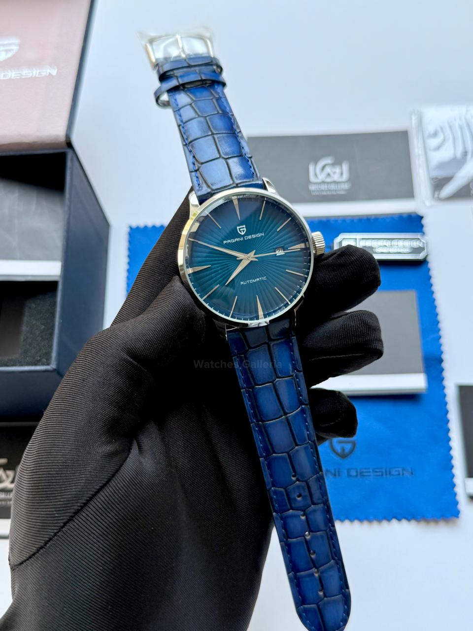 Pagani Design PD2770 Cocktail Automatic Watch Blue Dial – Luxury Men’s Mechanical Dress Watch in Pakistan | Watches Galleria