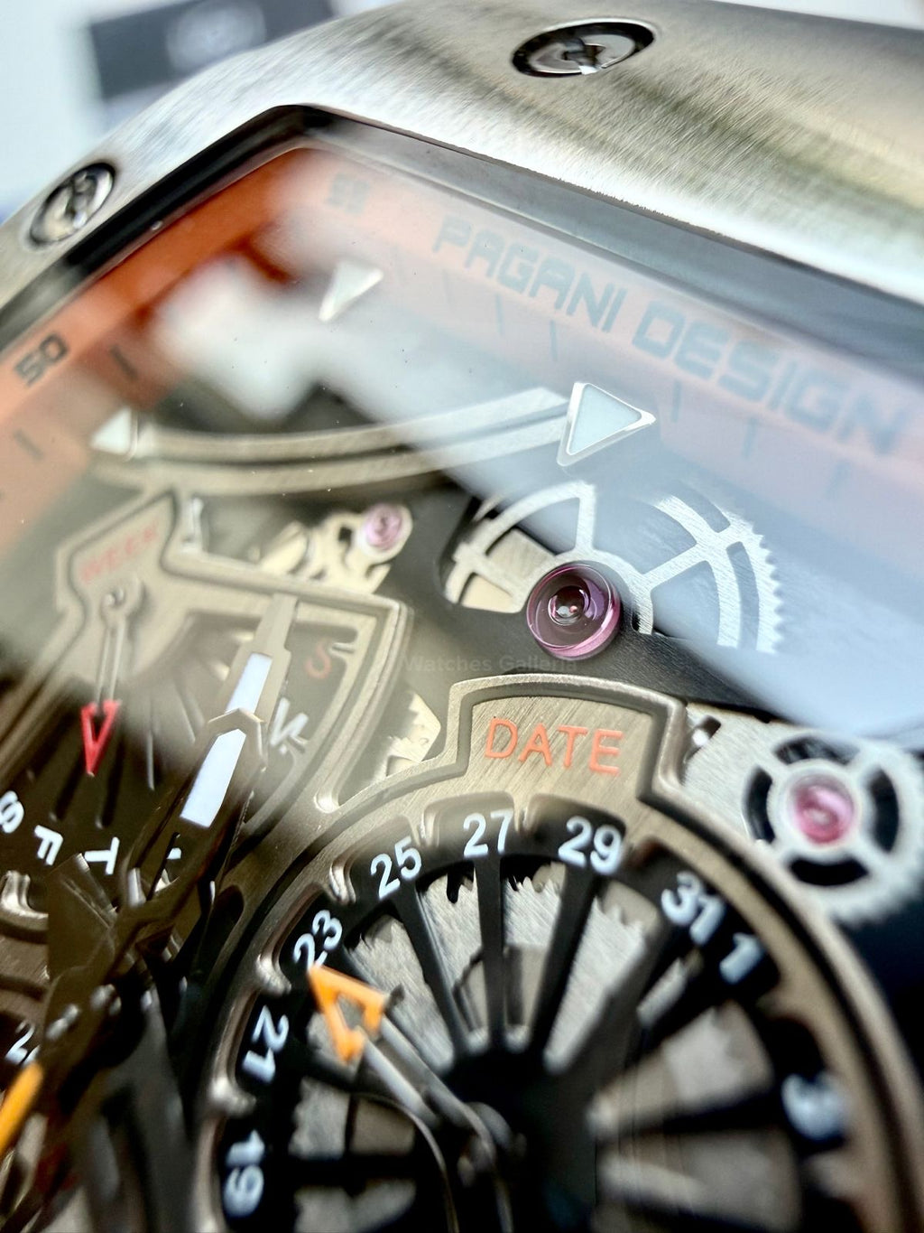 Pagani Design Tonneau Calendar Quartz PDys012 (Orange) Pagani Design in Pakistan