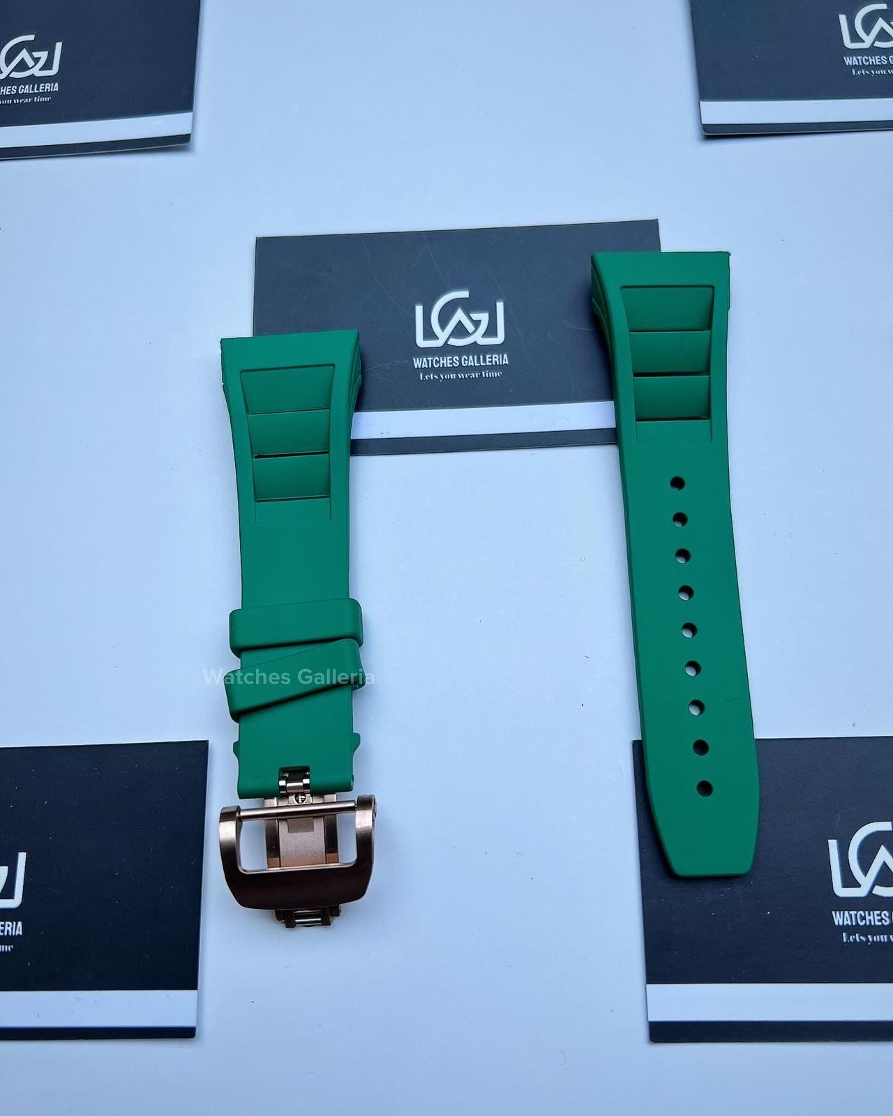 Apple Watch Tonneau Modification Kit Rubber Straps (Green) APB1621 44mm 45mm