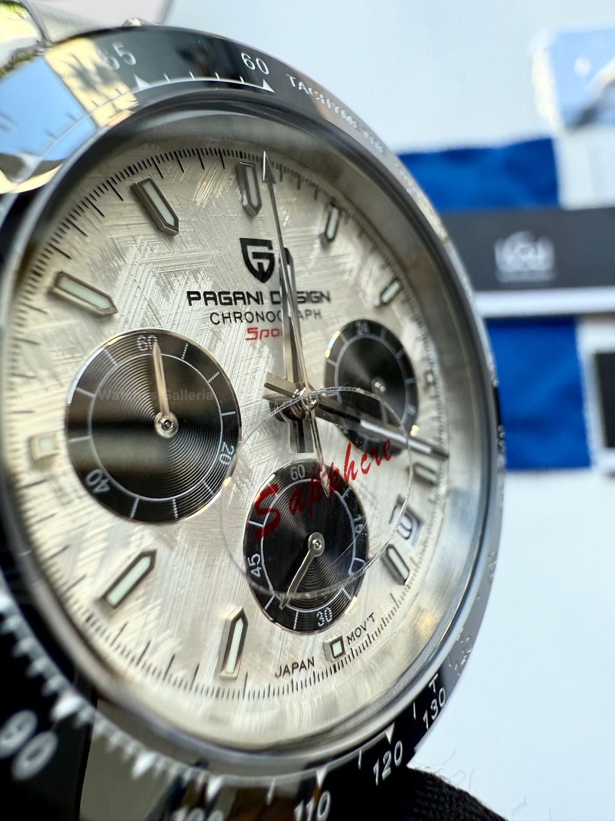 Pagani Design Daytona Quartz (White Meteorite) PD1664