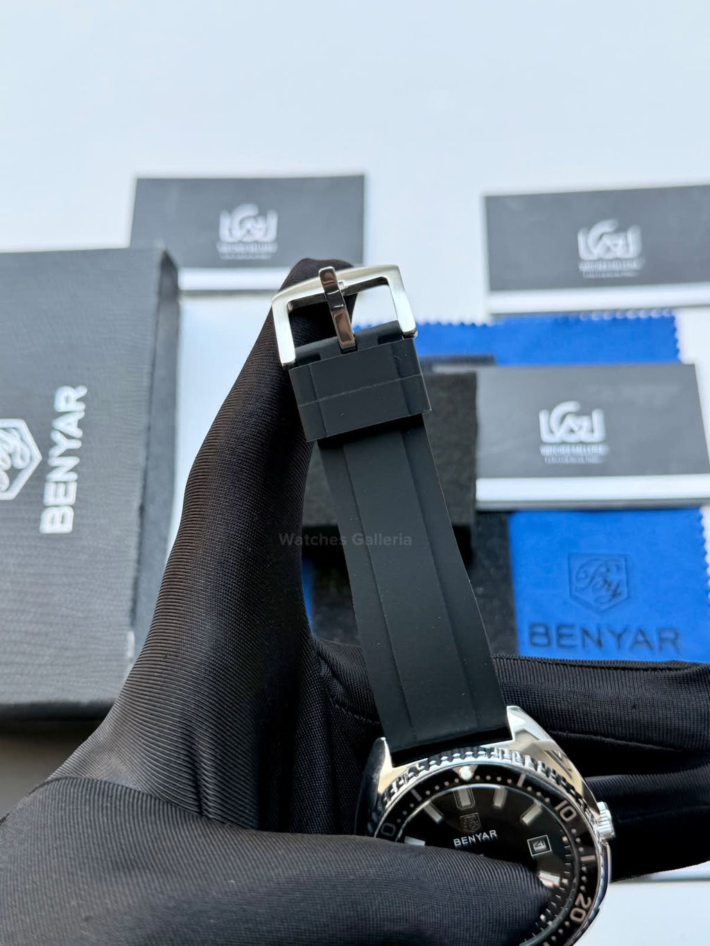 Benyar BY5211 Turtle Automatic Black Dial Luxury Men’s Watch in Pakistan – Stainless Steel Automatic Watch