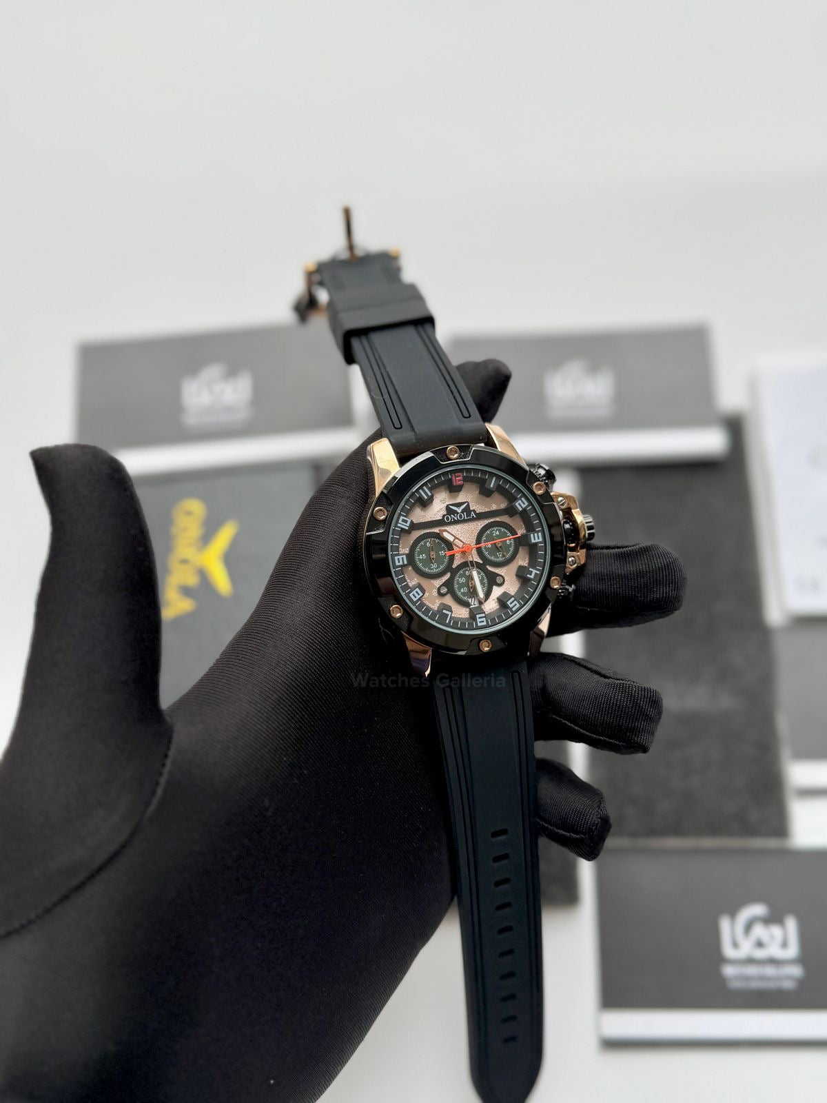 Onola Chronofighter ON6858 (Black Gold) Onola Watch