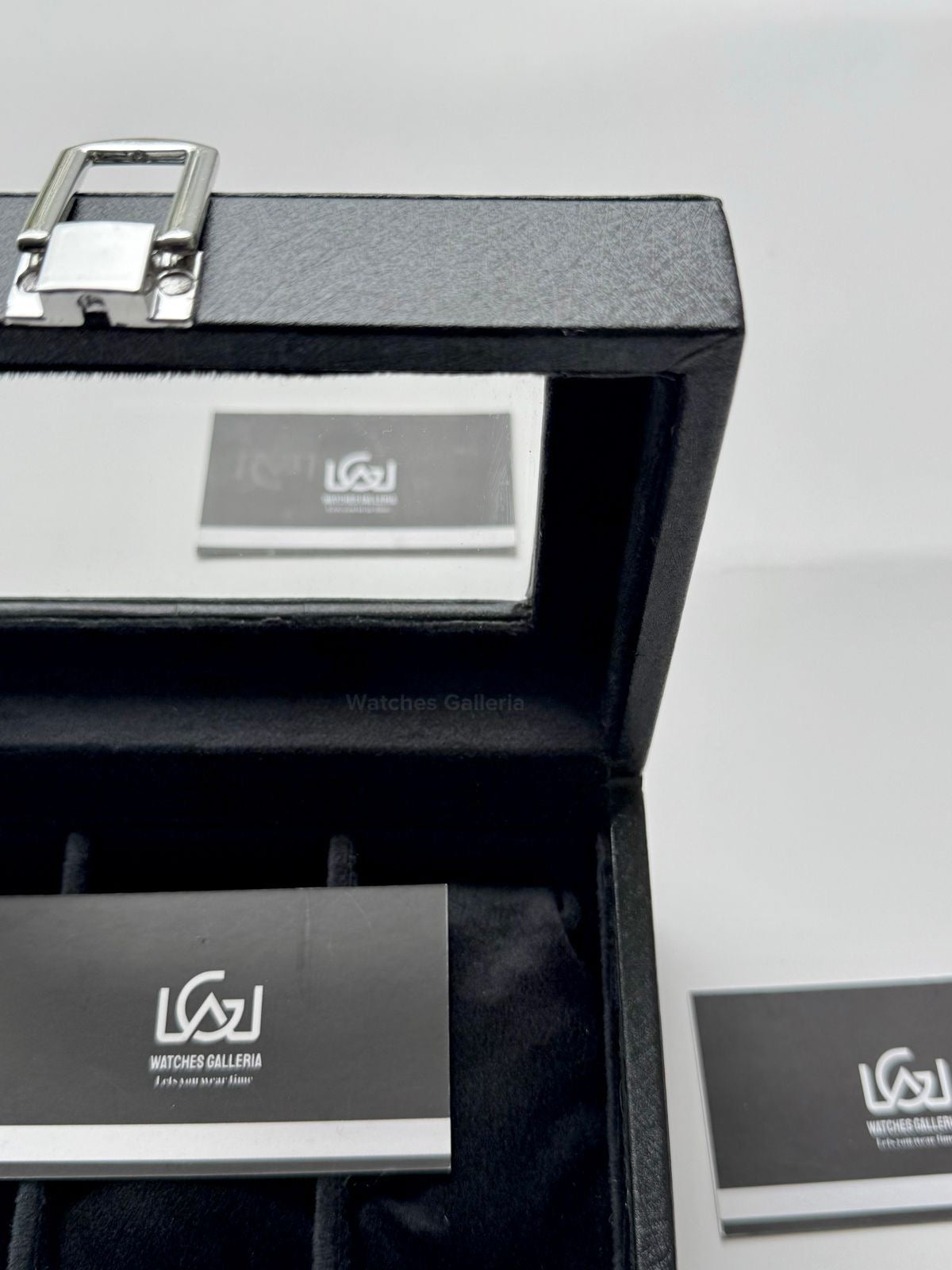 Watch Organizer Box (Black) | 3 Slots Watch Box | Watch Storage Box | Watch Box