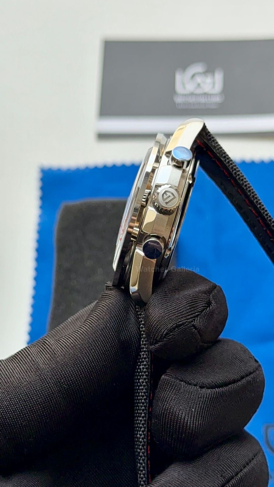 Pagani Design PD1701 Speedmaster Moonwatch Canvas (Black) Pagani Design in Pakistan