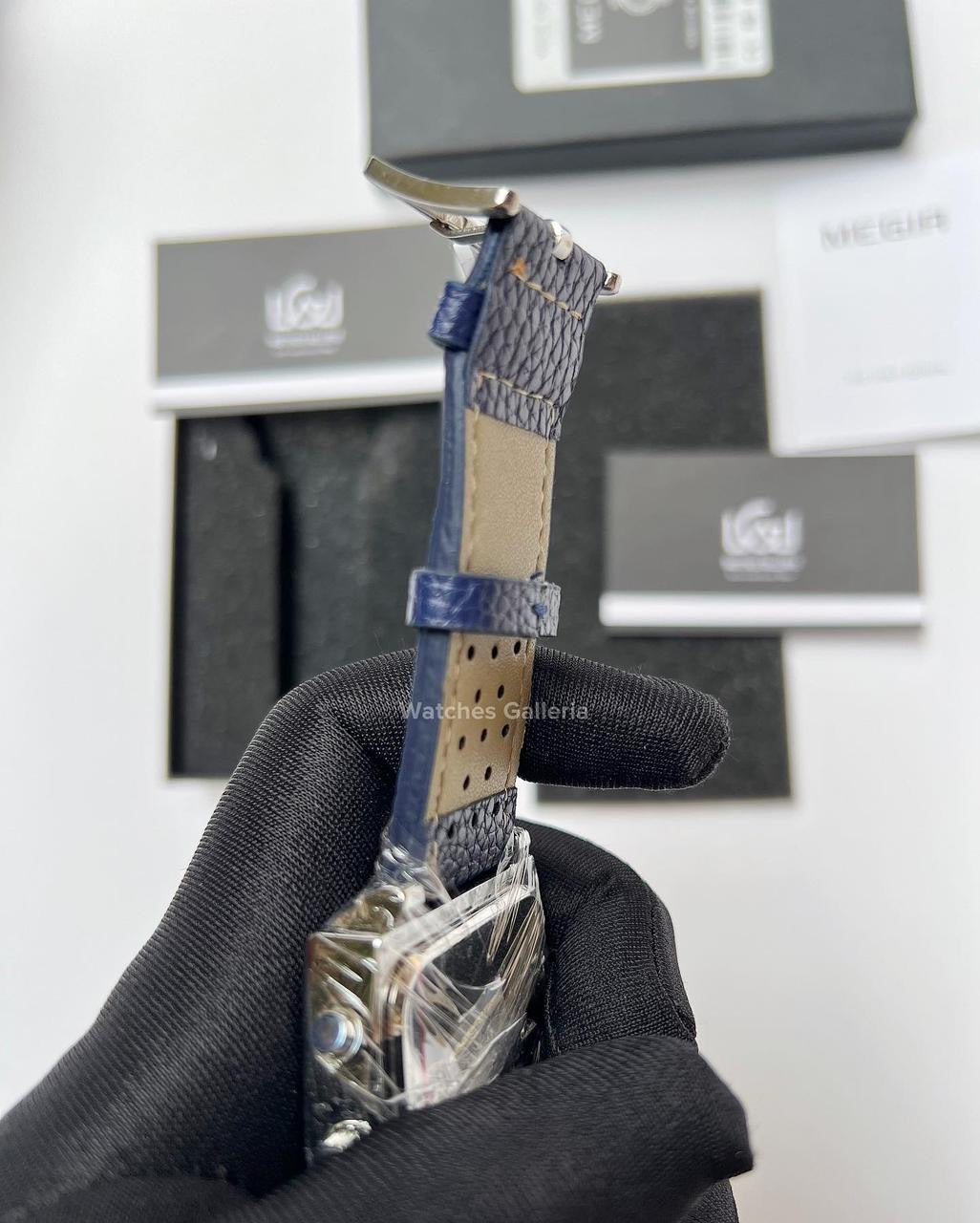 Megir Monaco Chronograph Quartz (Blue) ML2182