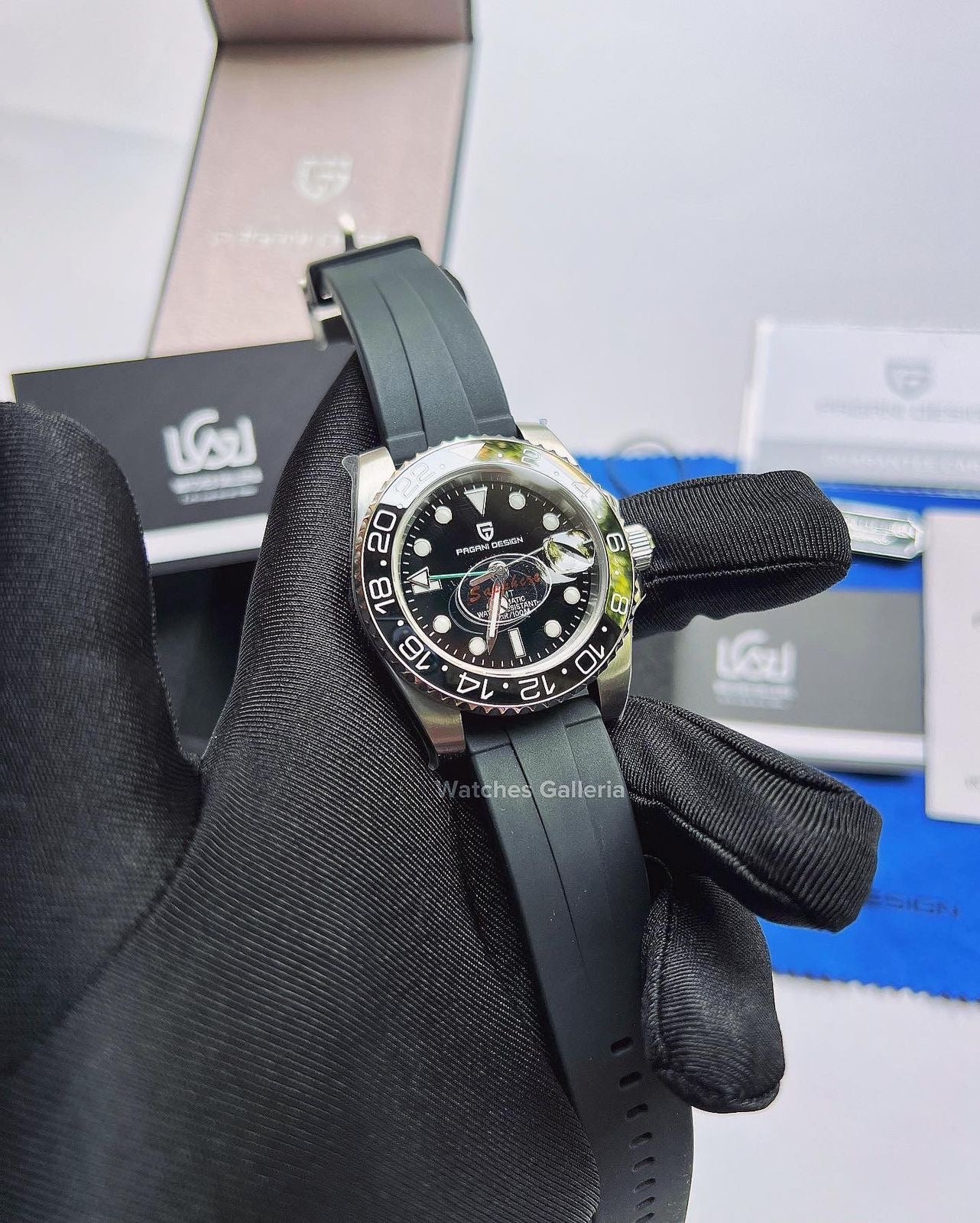 Pagani Design GMT Master I Automatic (Black) PD1662