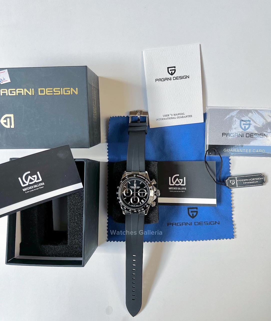Pagani Design Daytona Quartz (Black) PD1664