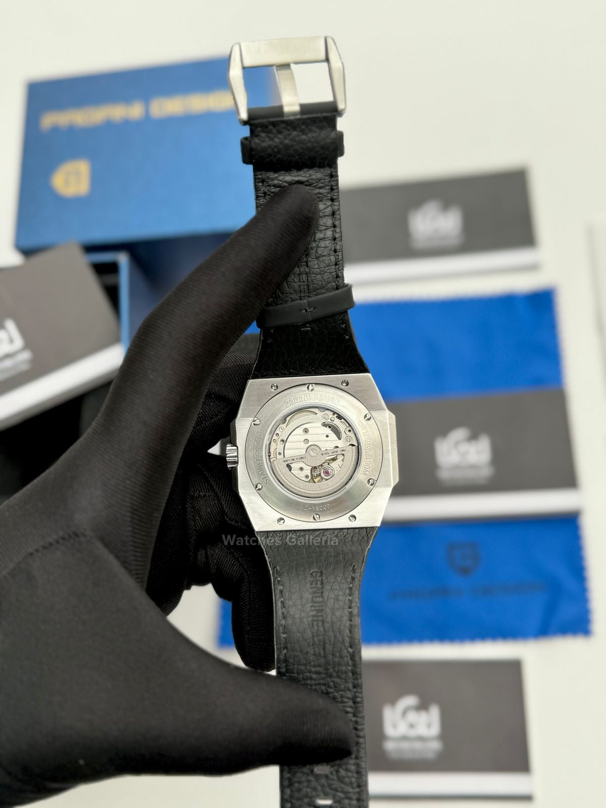 Pagani Design Werdelin Japan Automatic Movement (Silver/Black) PDys007 Watches Galleria