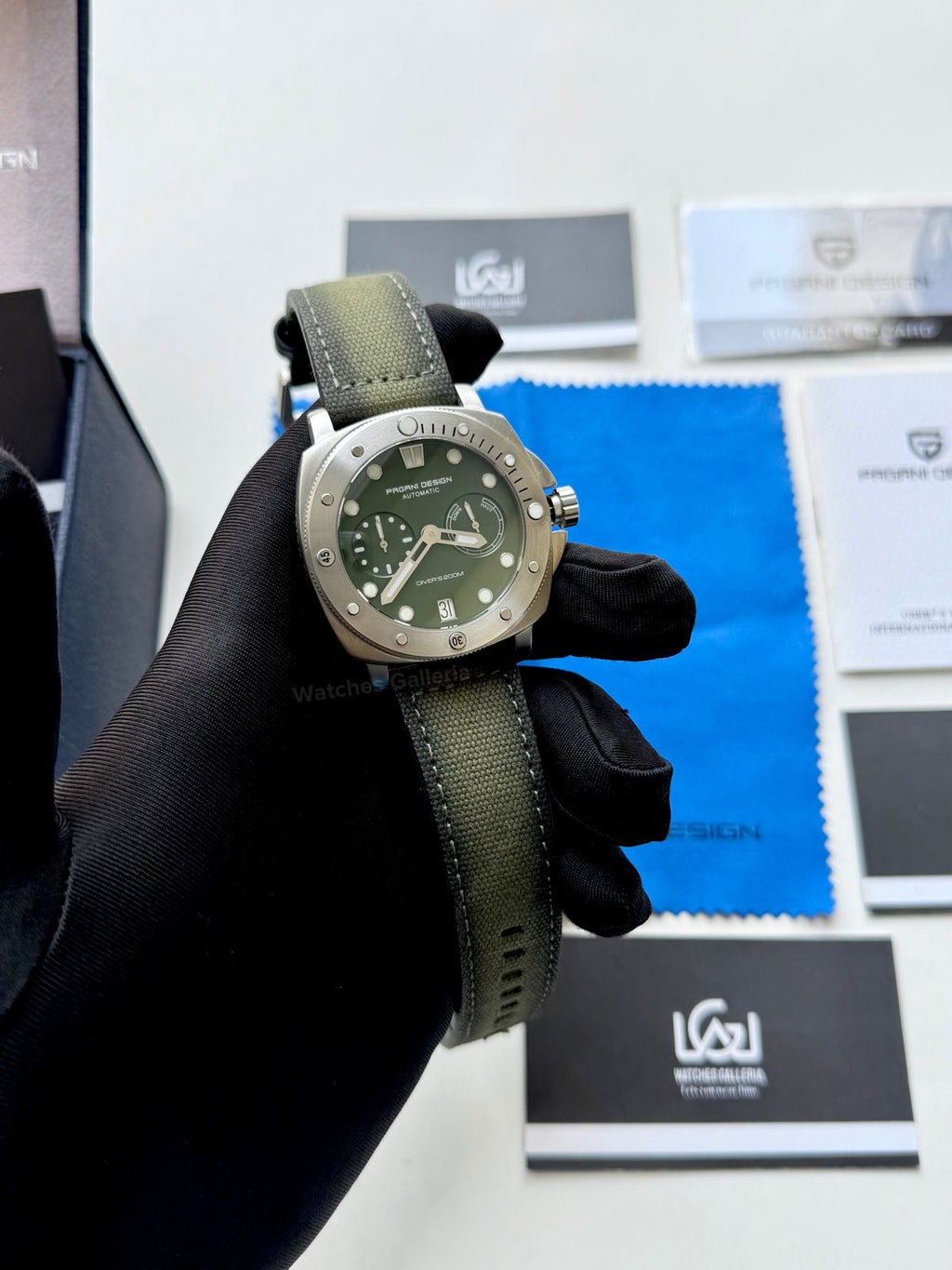 Pagani Design PD1767 Submersible Automatic (Green) Pagani Design Watch in Pakistan