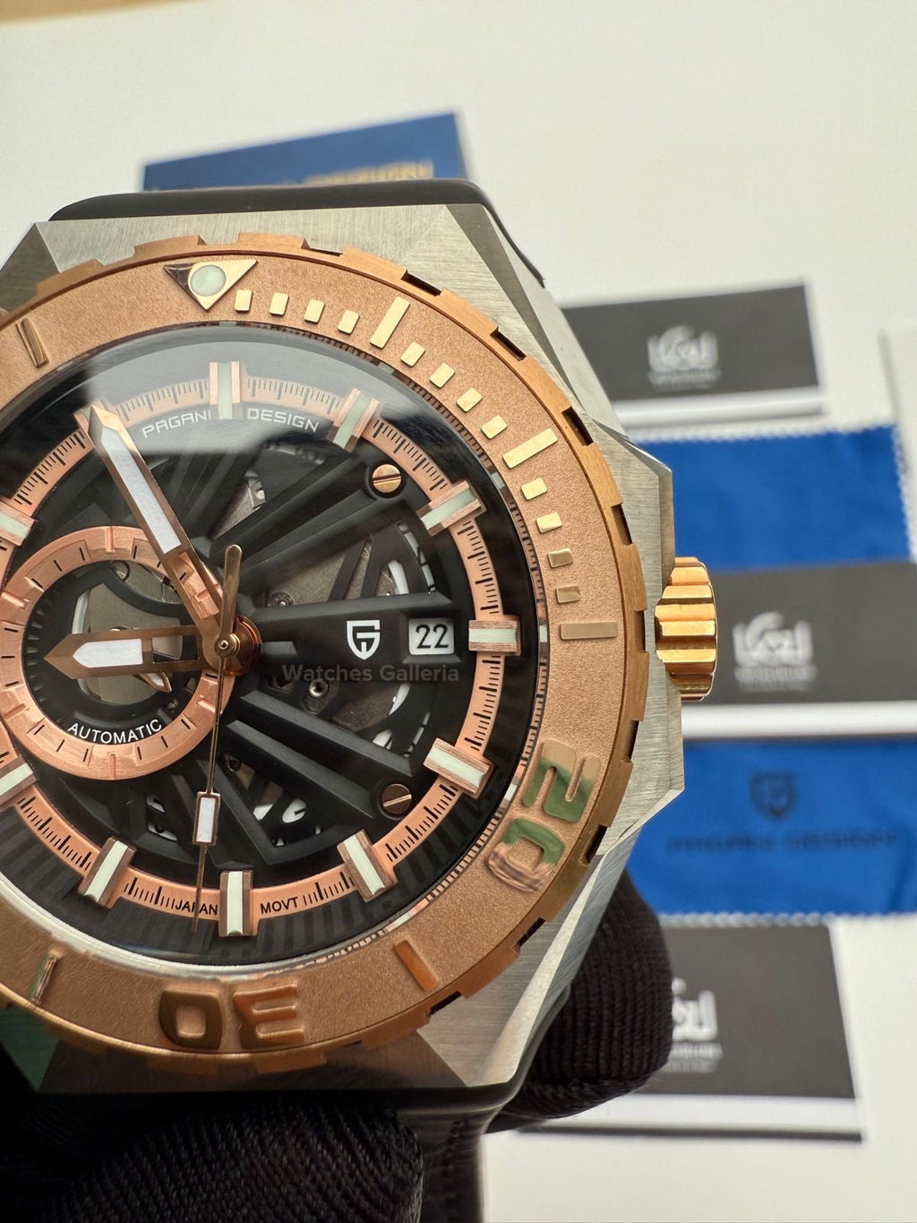 Pagani Design Werdelin Japan Automatic Movement (Gold) PDys007 Watches Galleria