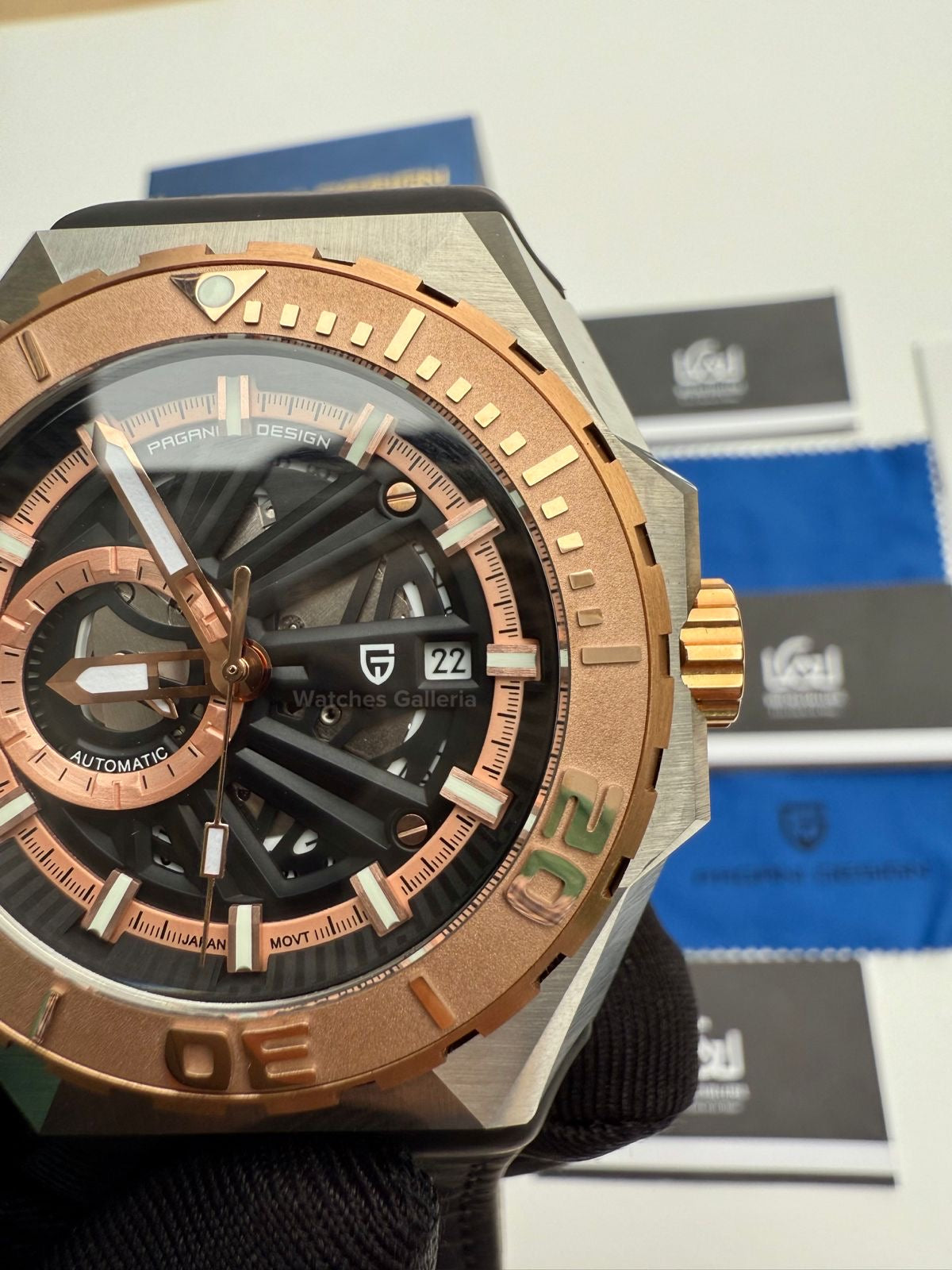 Pagani Design Werdelin Japan Automatic Movement (Gold) PDys007 Watches Galleria