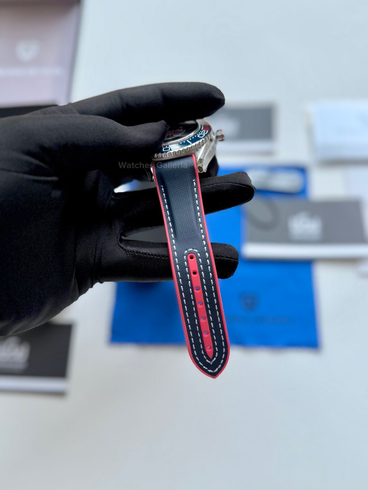 Pagani Design Sea Master Planet Ocean Automatic PD1679 (Blue/Red) Pagani Design in Pakistan