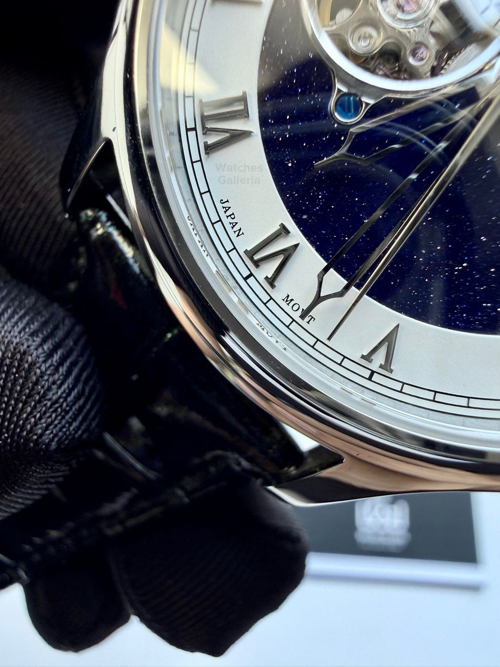 Pagani Design PDys015 Stardust Open Heart Automatic Watch – 41mm NH39A, Sapphire Crystal, 100M Water Resistant, Open Heart Skeleton Dial (Black/Blue)