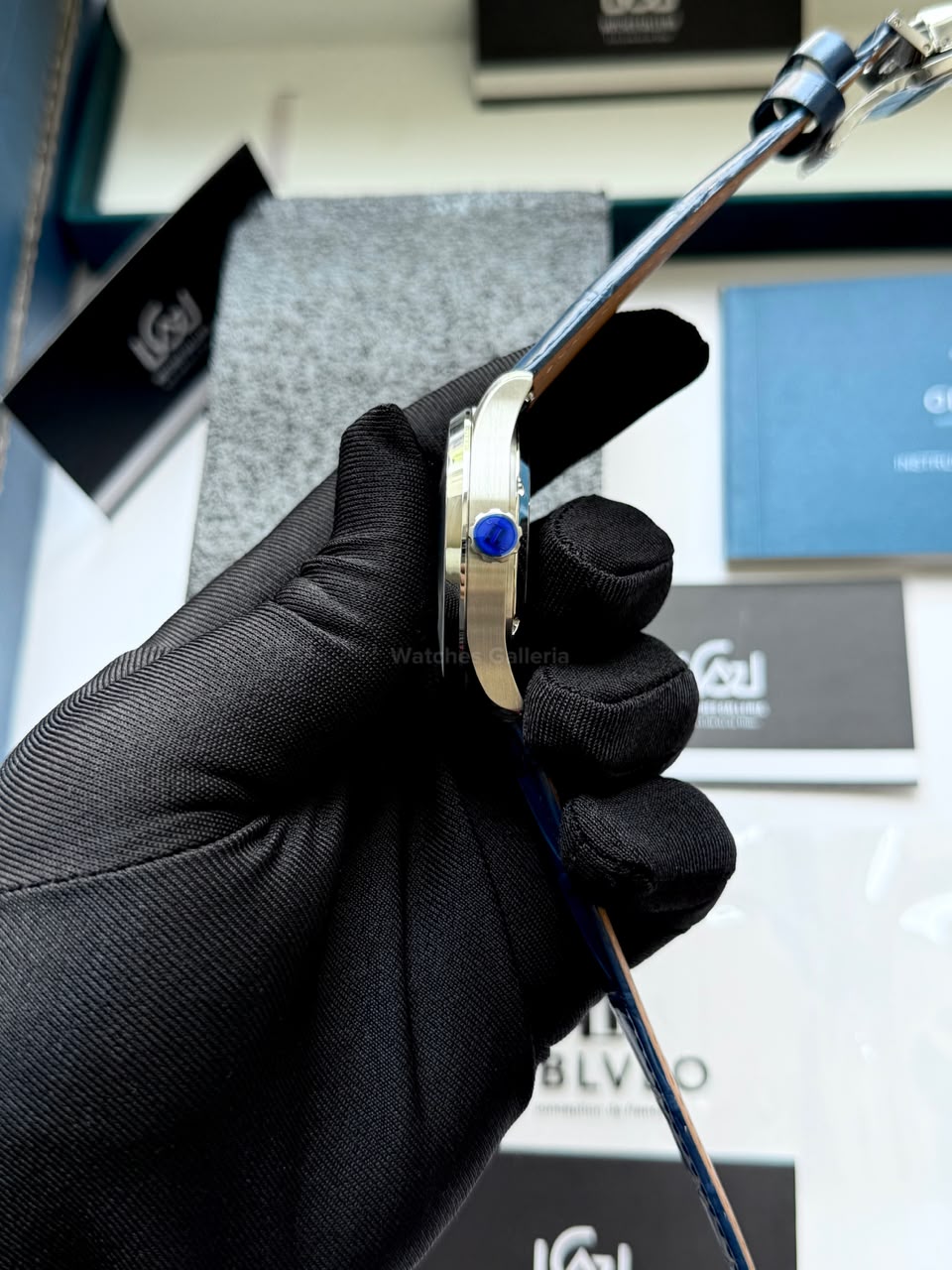 OBLVLO GC (Blue Silver Black) Grand Complications Celestial Automatic Watch Brown & Black Dial with Rose Gold Details, Moving Constellation & Earth Display – OBLVLOGC