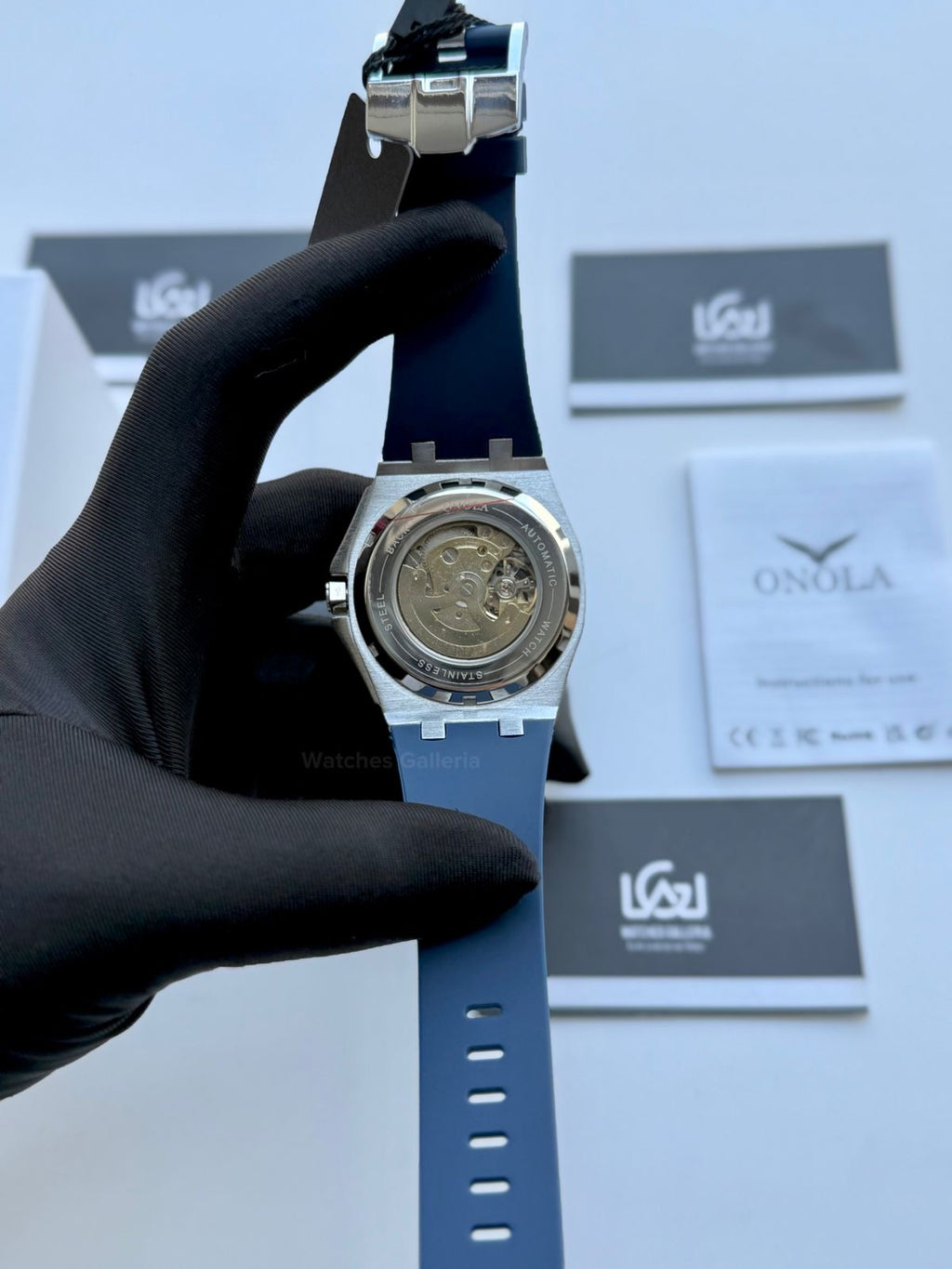 Onola 3834 Royal Oak Offshore Skeleton Blue 46mm Automatic – Premium Sports Watch